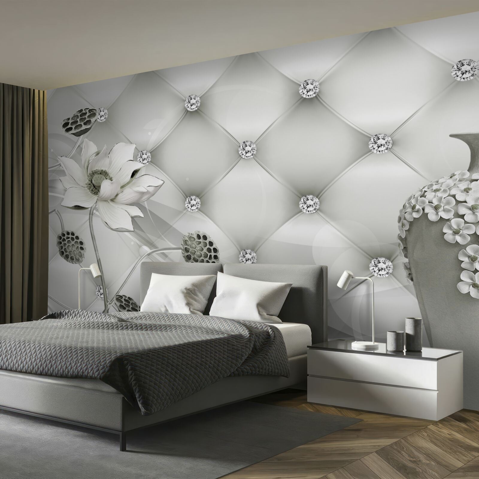 Fotobehang abstracte verticale lijnen in verschillende kleuren