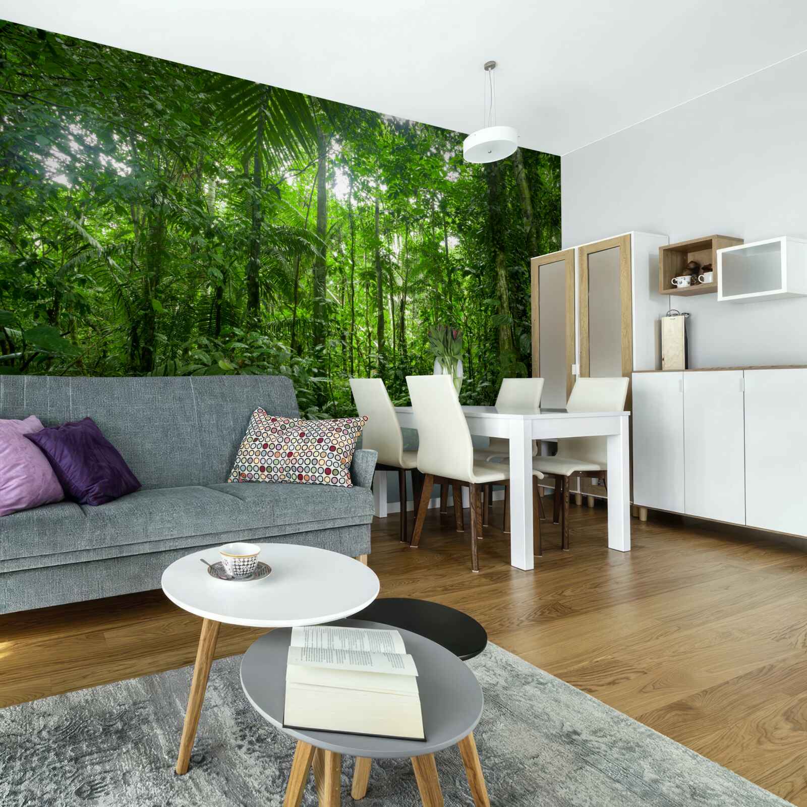 Fotobehang regenwoudlandschap, amazone