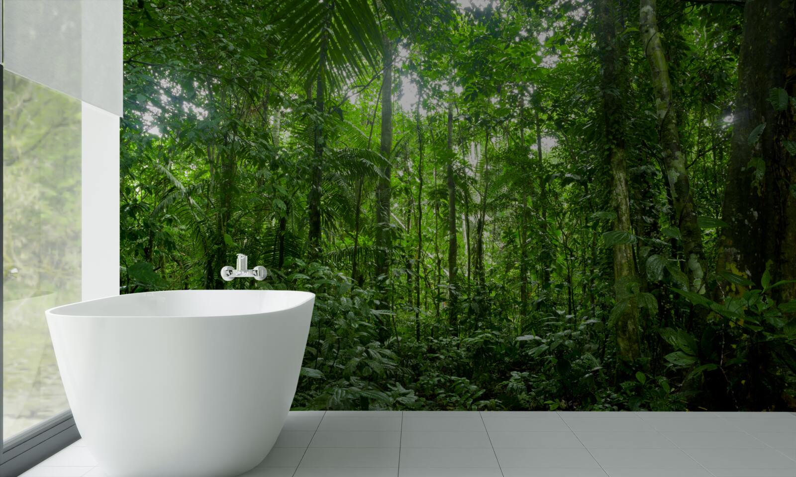 Fotobehang regenwoudlandschap, amazone