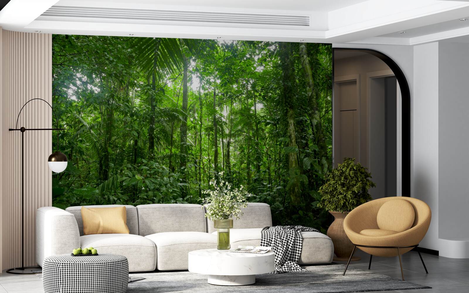 Fotobehang regenwoudlandschap, amazone