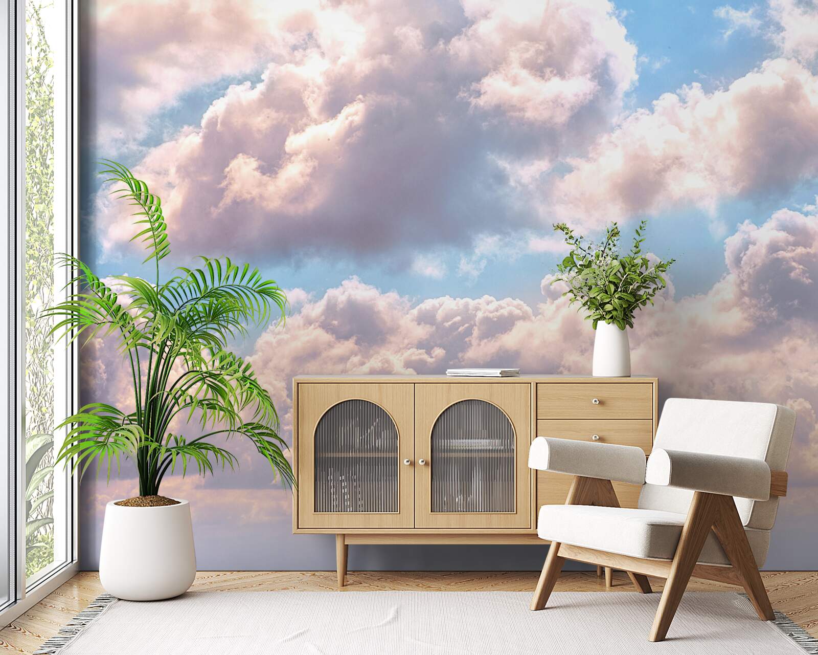 Fotobehang dag, lucht en wolken