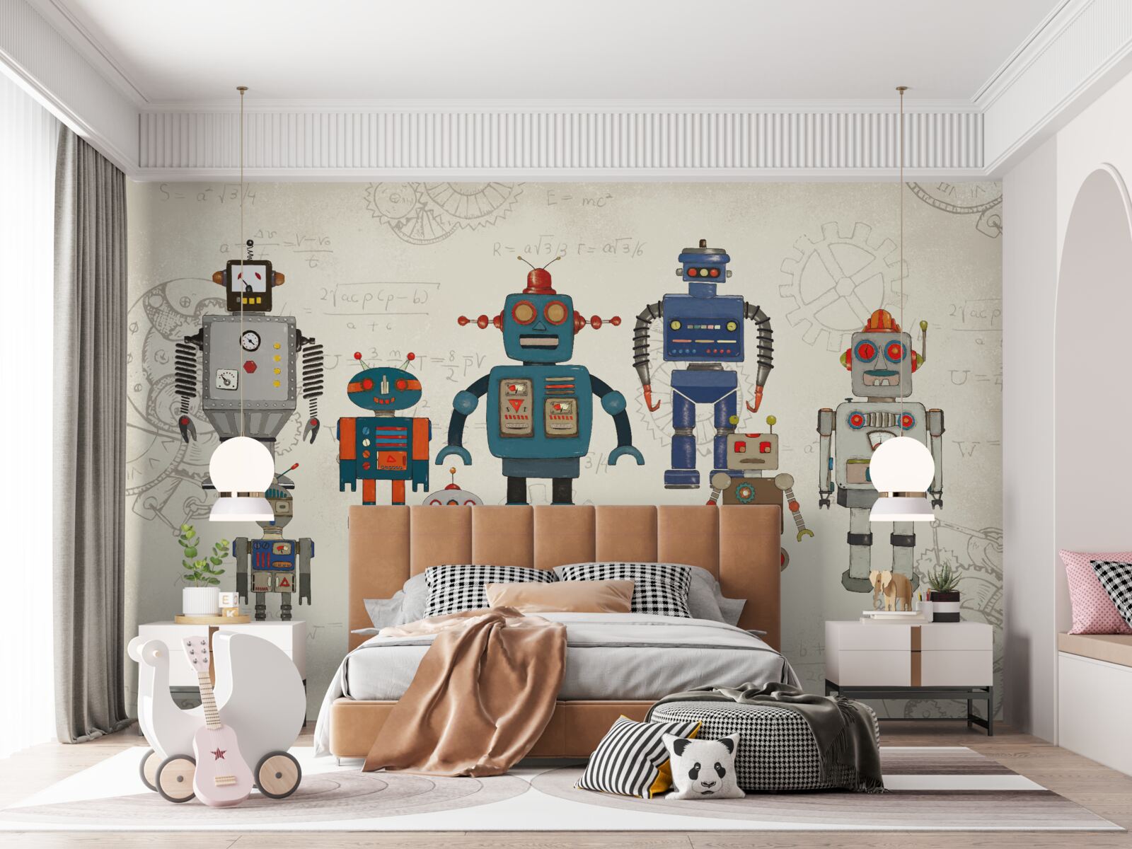 Fotobehang auto's in de kinderkamer