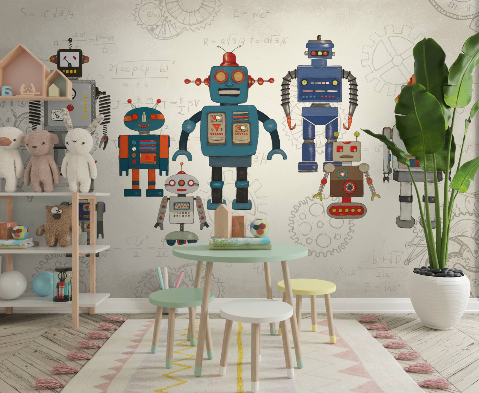 Fotobehang auto's in de kinderkamer