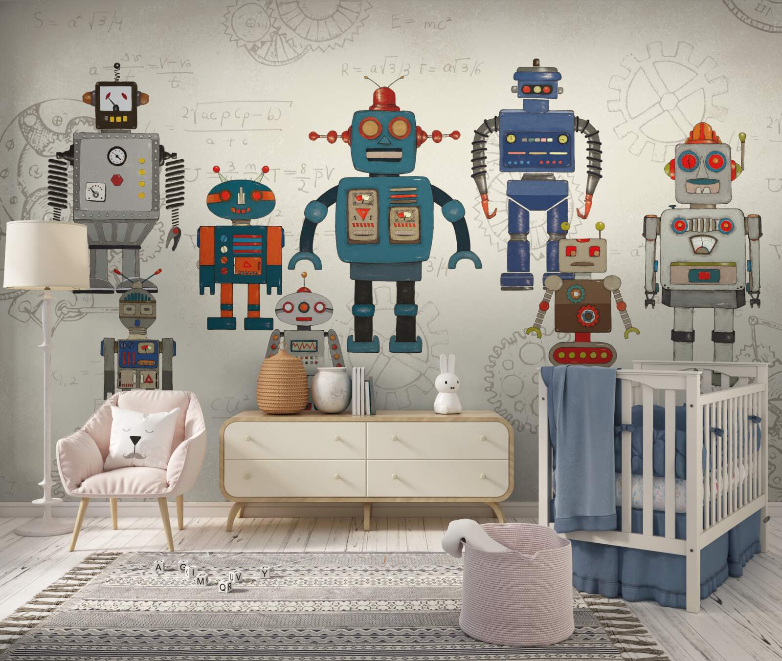 Fotobehang auto's in de kinderkamer