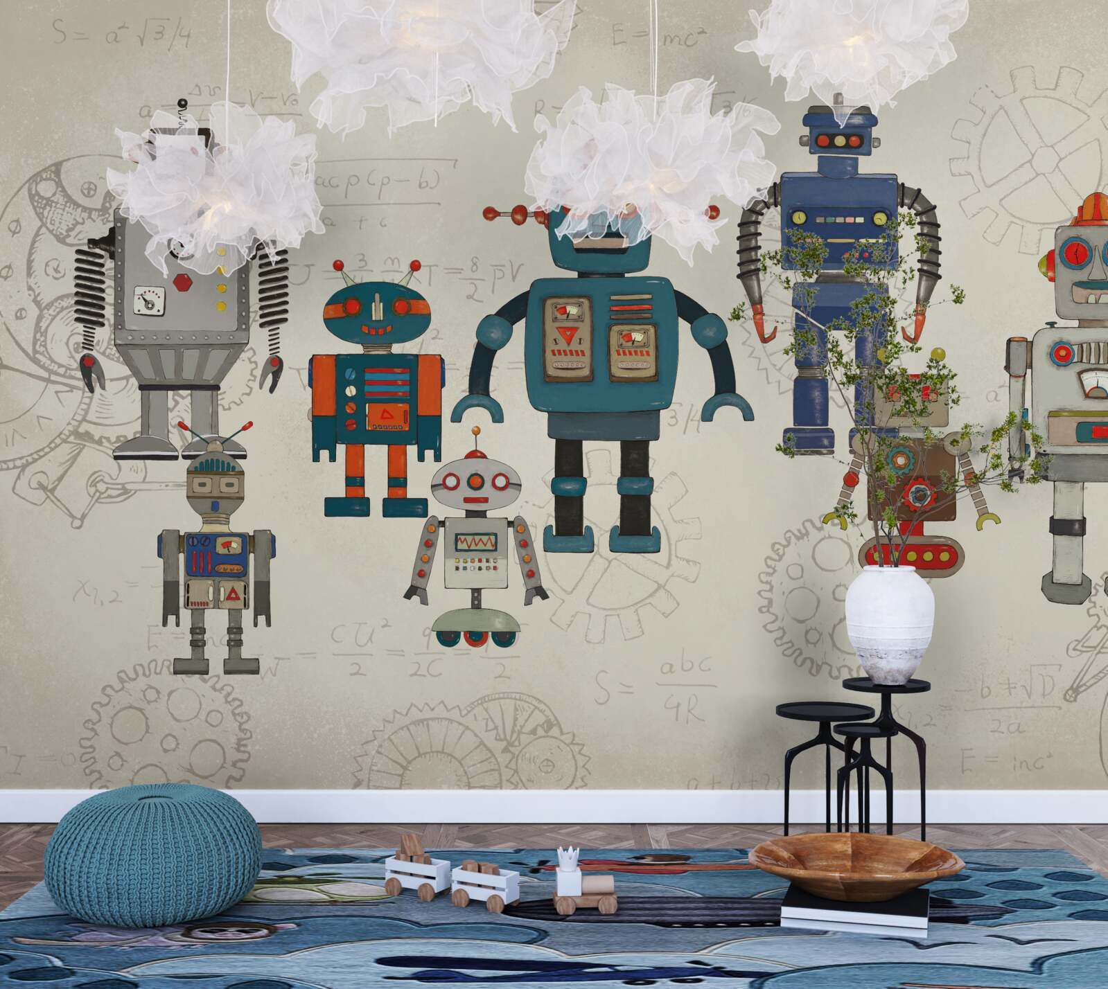 Fotobehang auto's in de kinderkamer