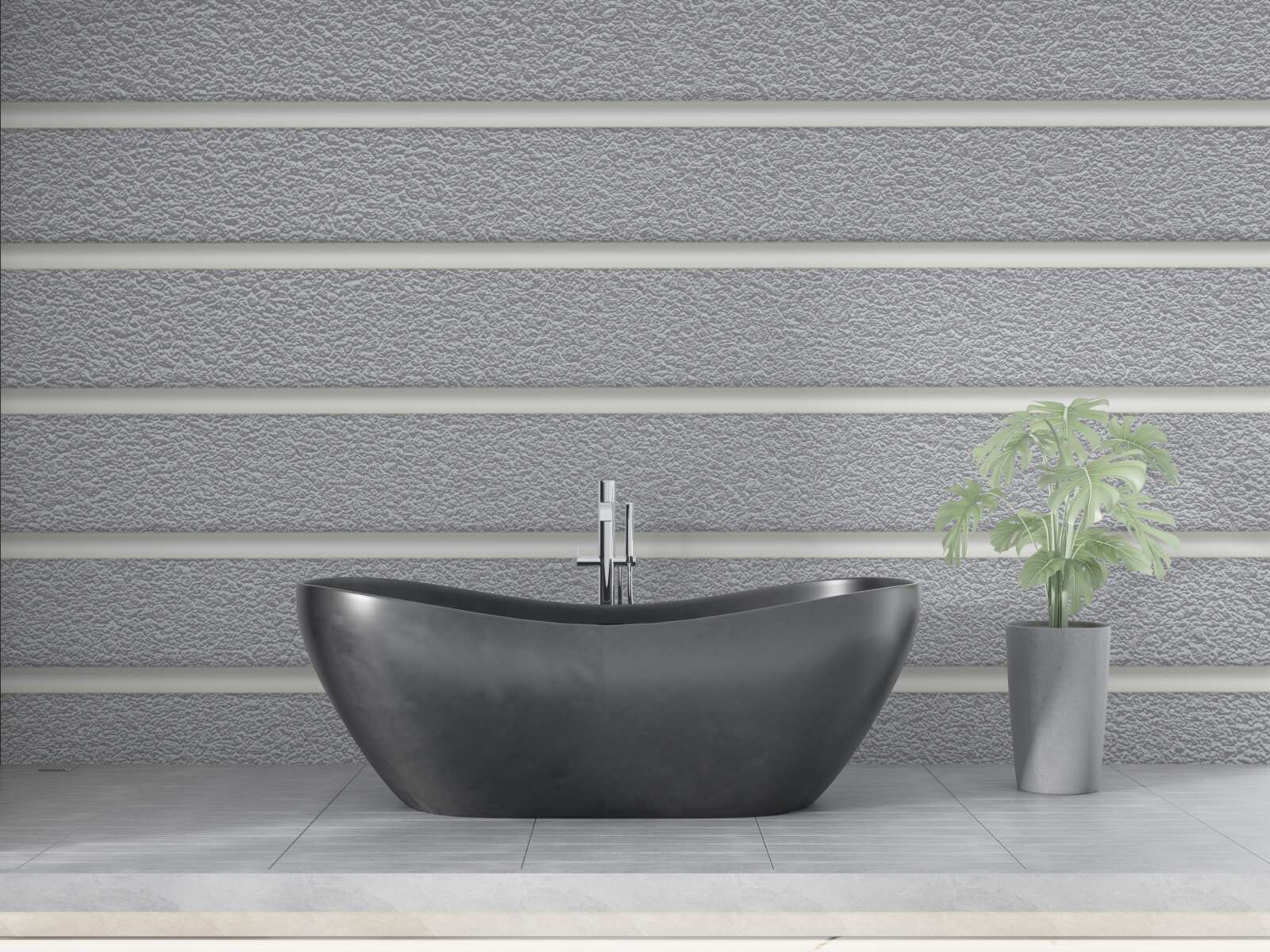 Fotobehang grijze strepen