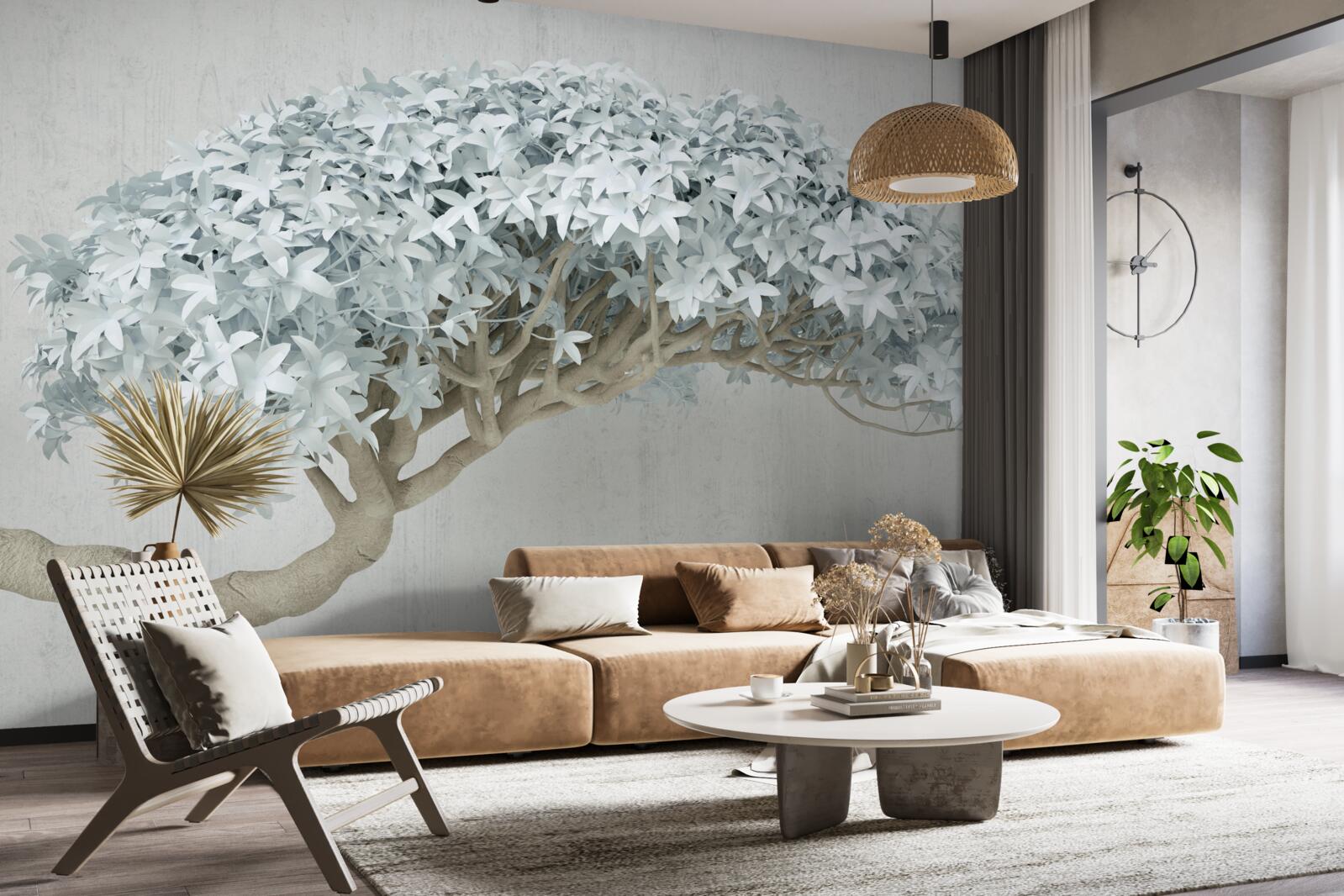 Fotobehang bloeiende tak