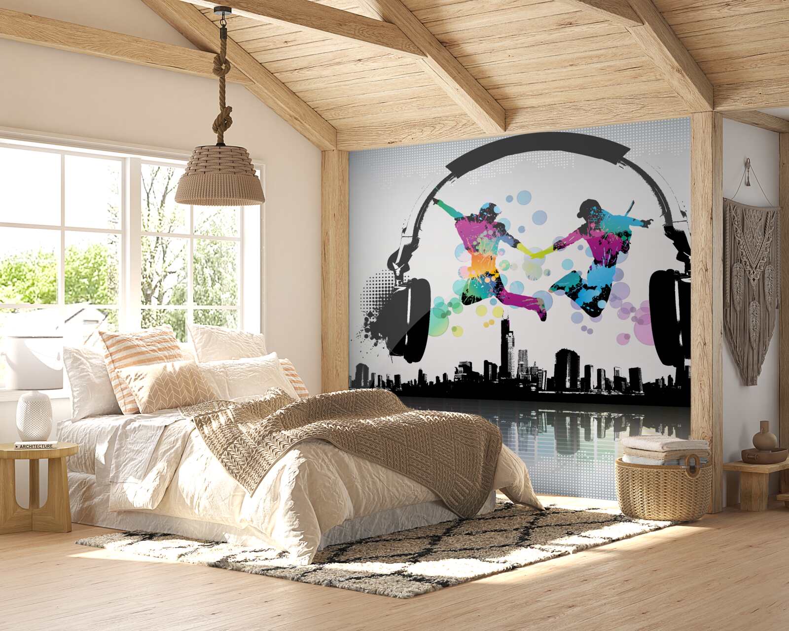 Fotobehang afstemmen