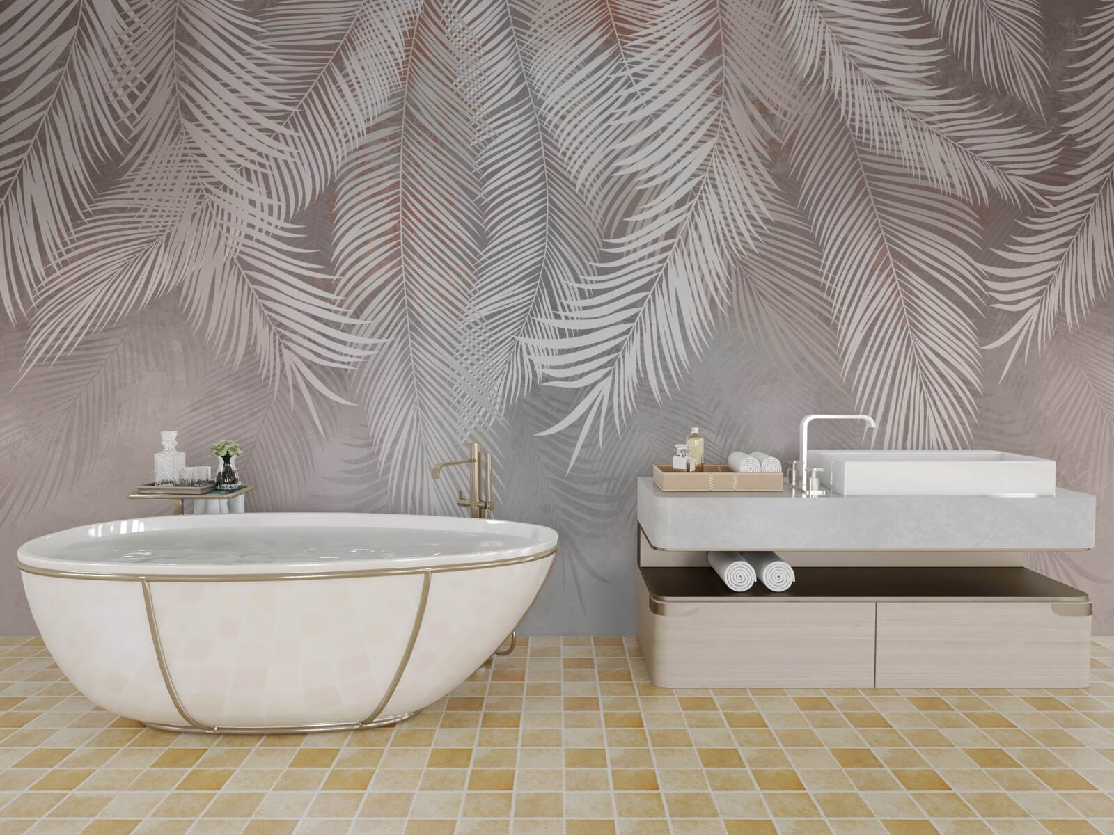 Fotobehang vogelmelk