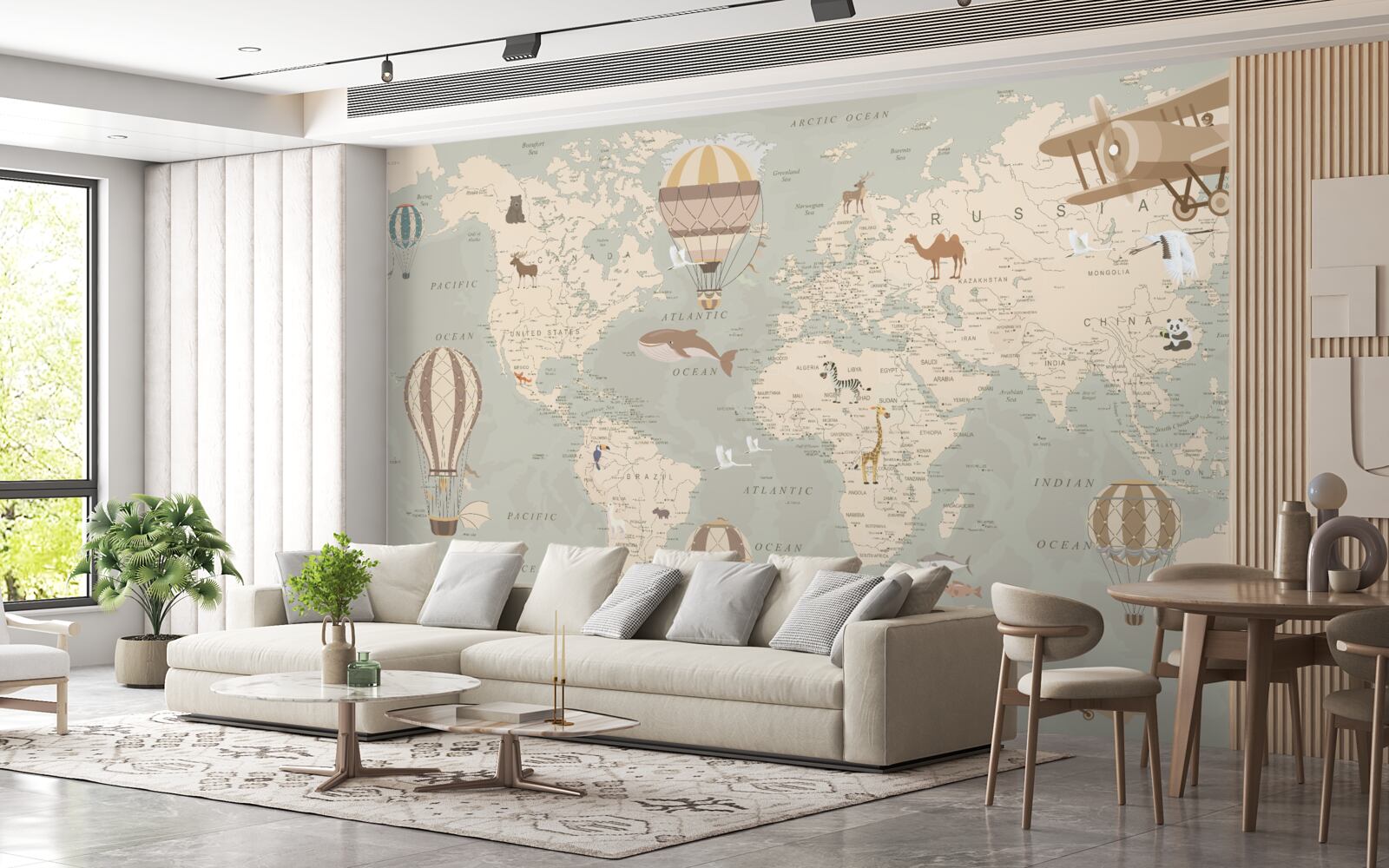 Fotobehang gids voor miniatuurverkenners