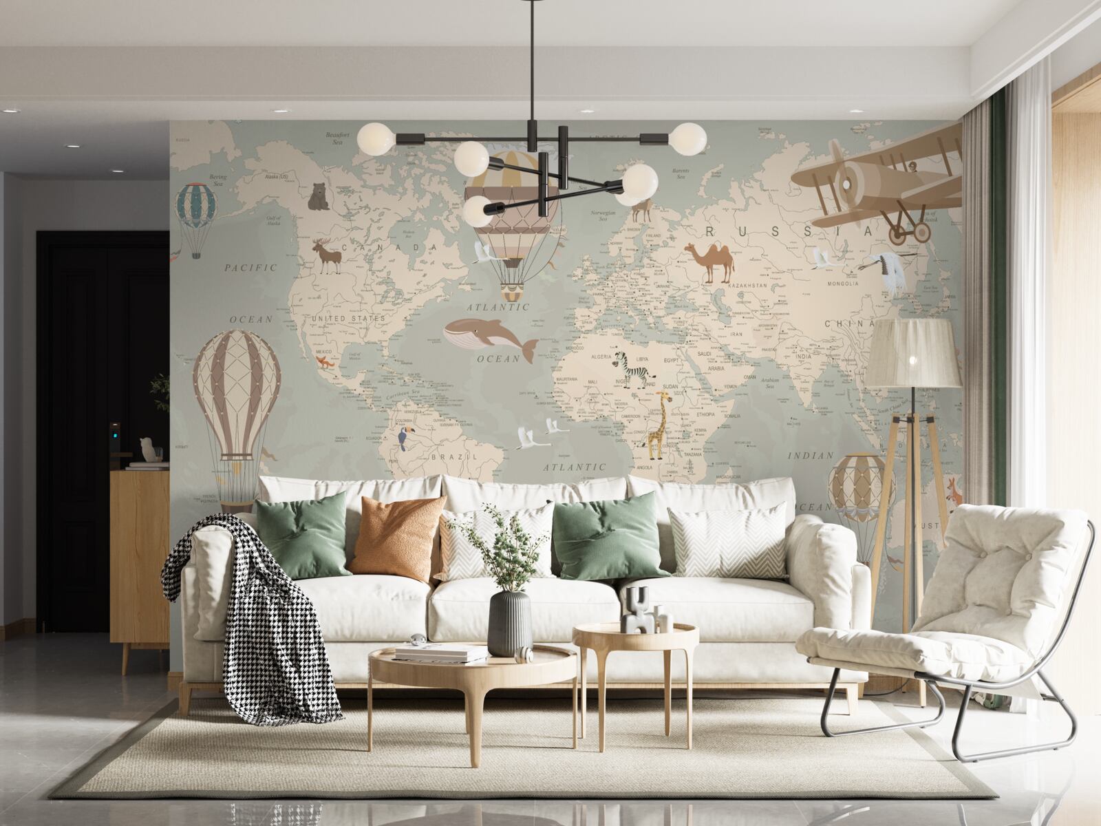 Fotobehang gids voor miniatuurverkenners