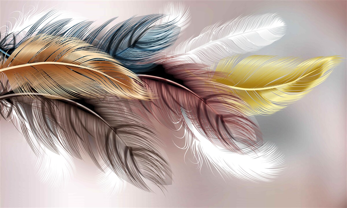 Fotobehang potlood en binnenwerk