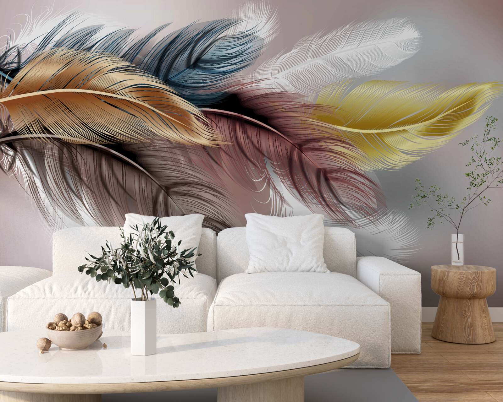 Fotobehang potlood en binnenwerk