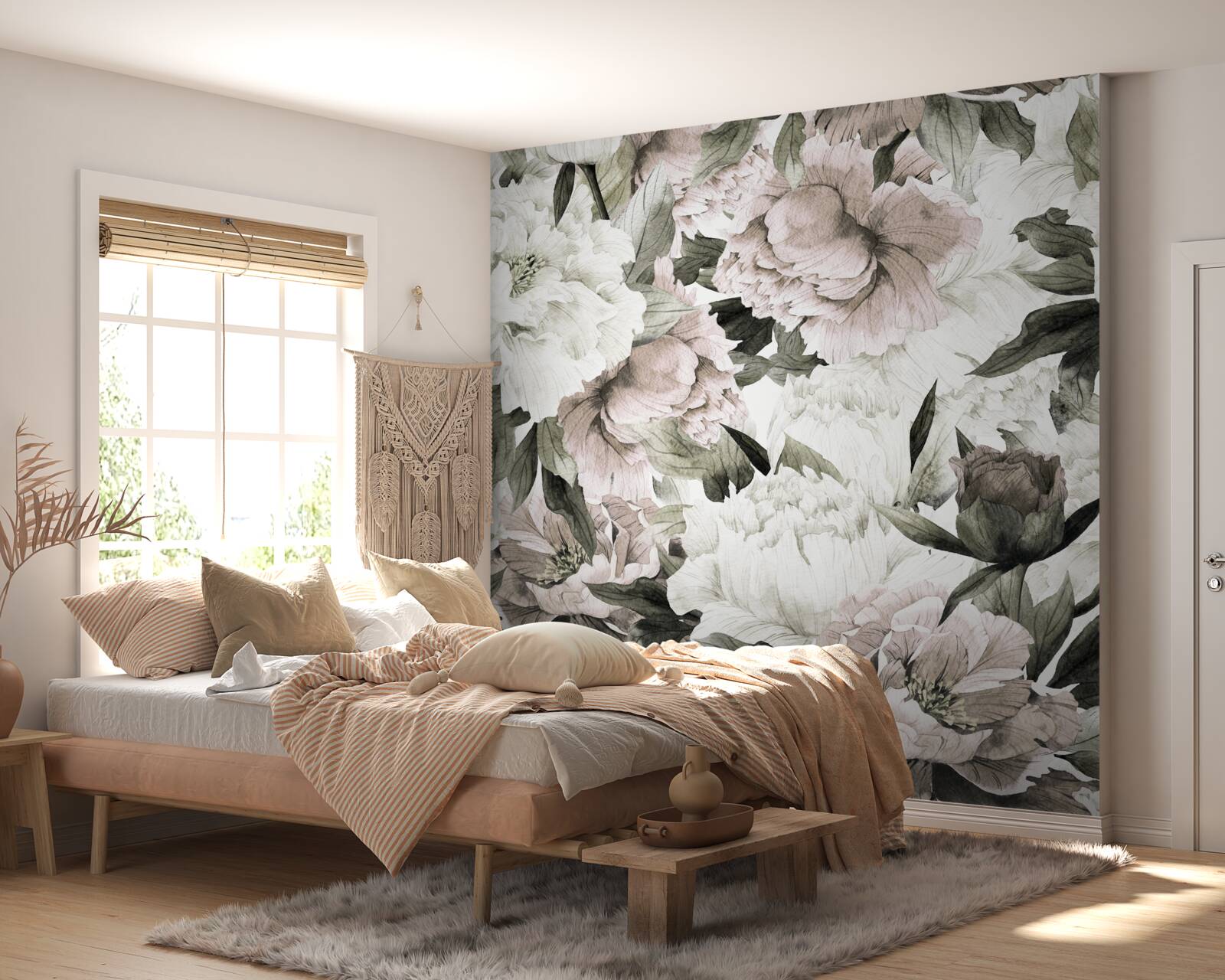 Fotobehang knop, flora en pellet