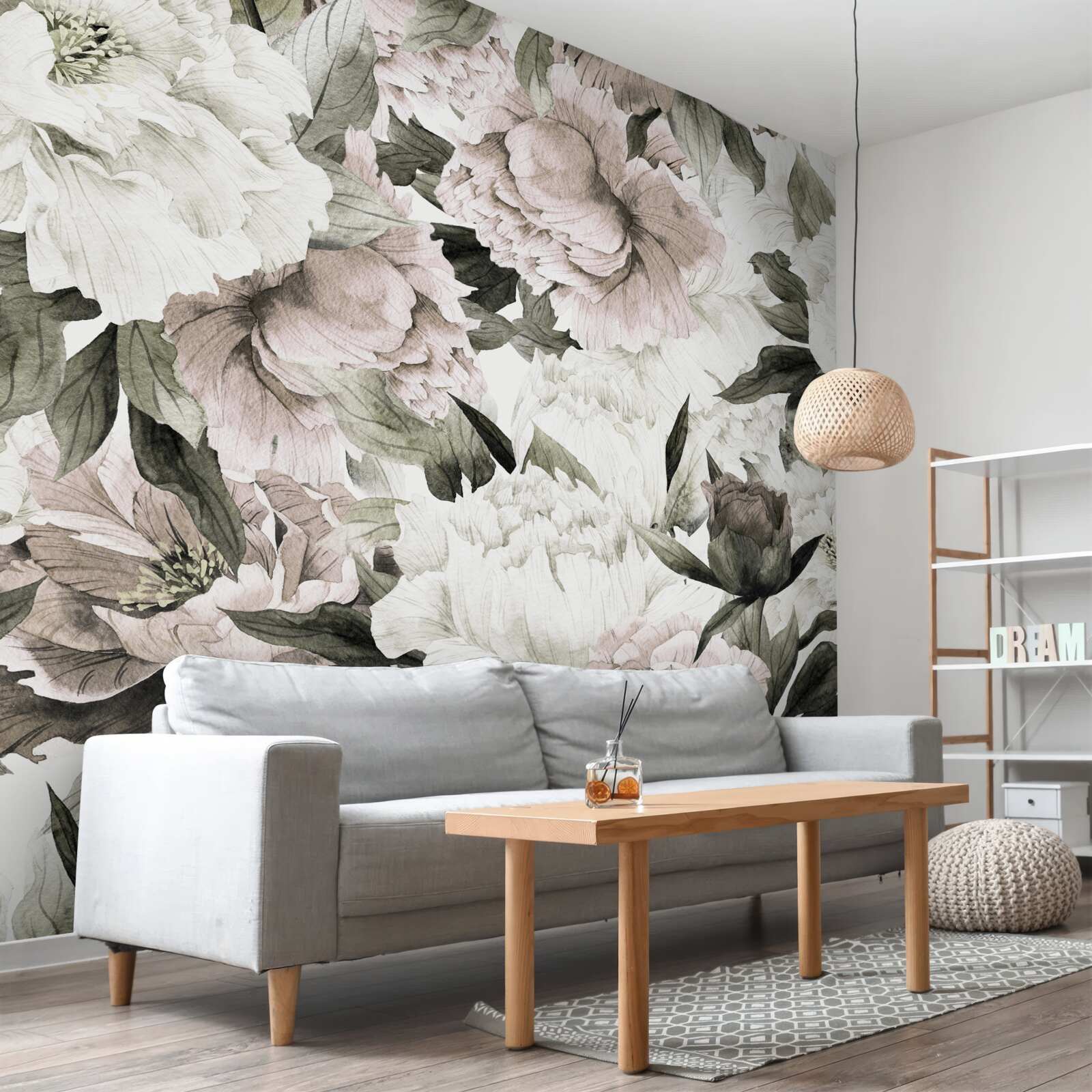 Fotobehang knop, flora en pellet