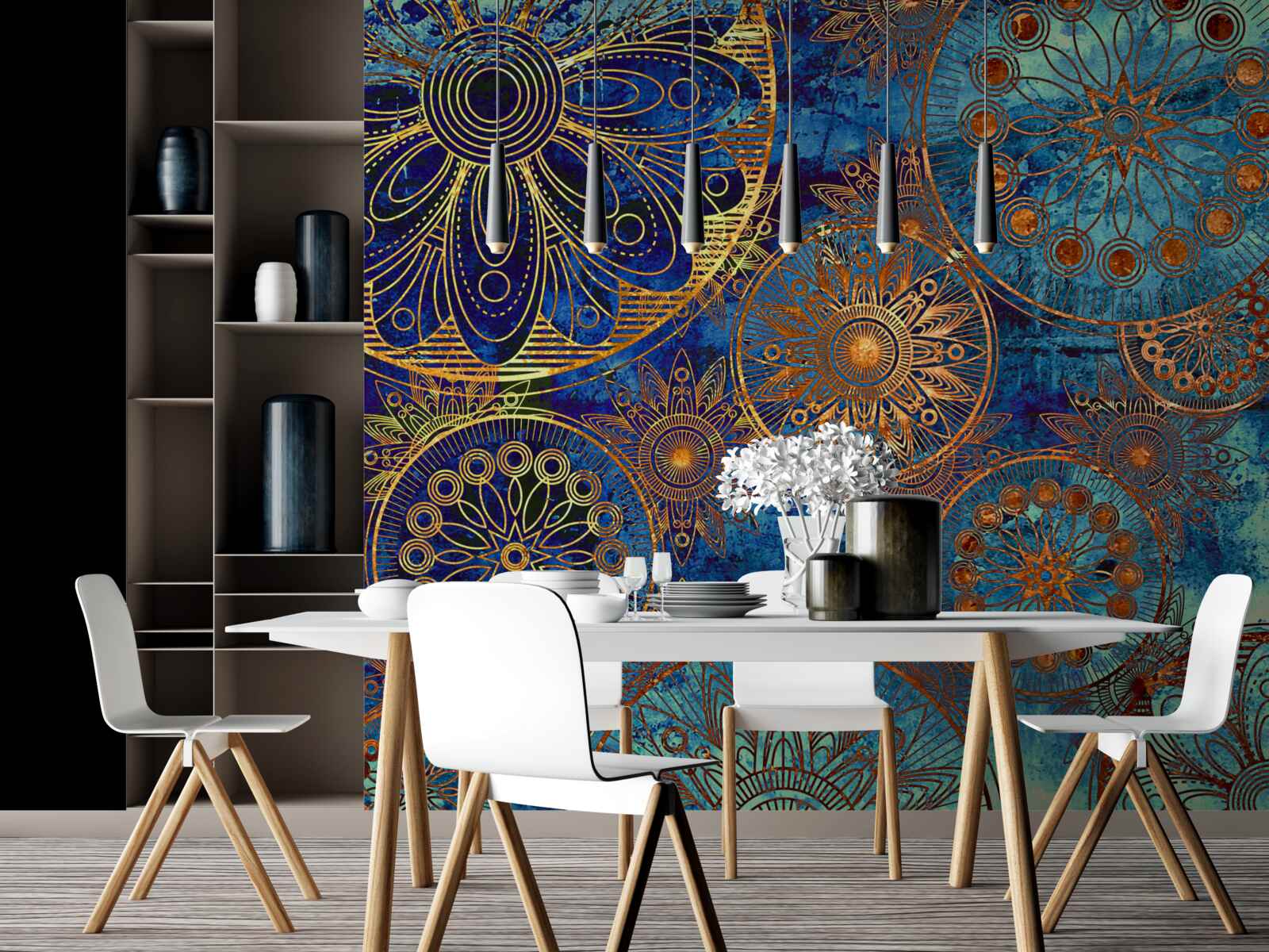 Fotobehang interieurontwerp, inrichting en lazer