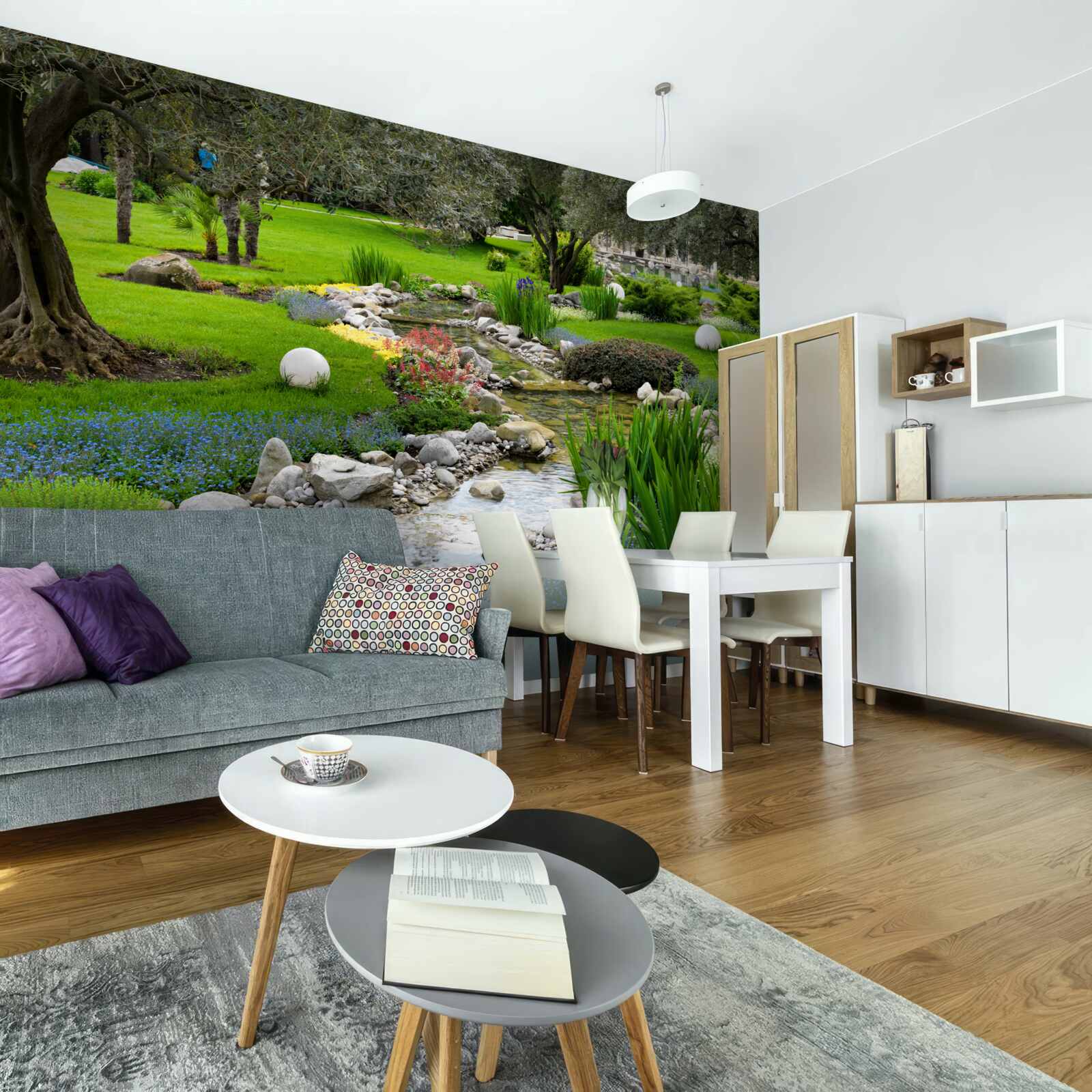 Fotobehang de Japanse tuin is als een oase