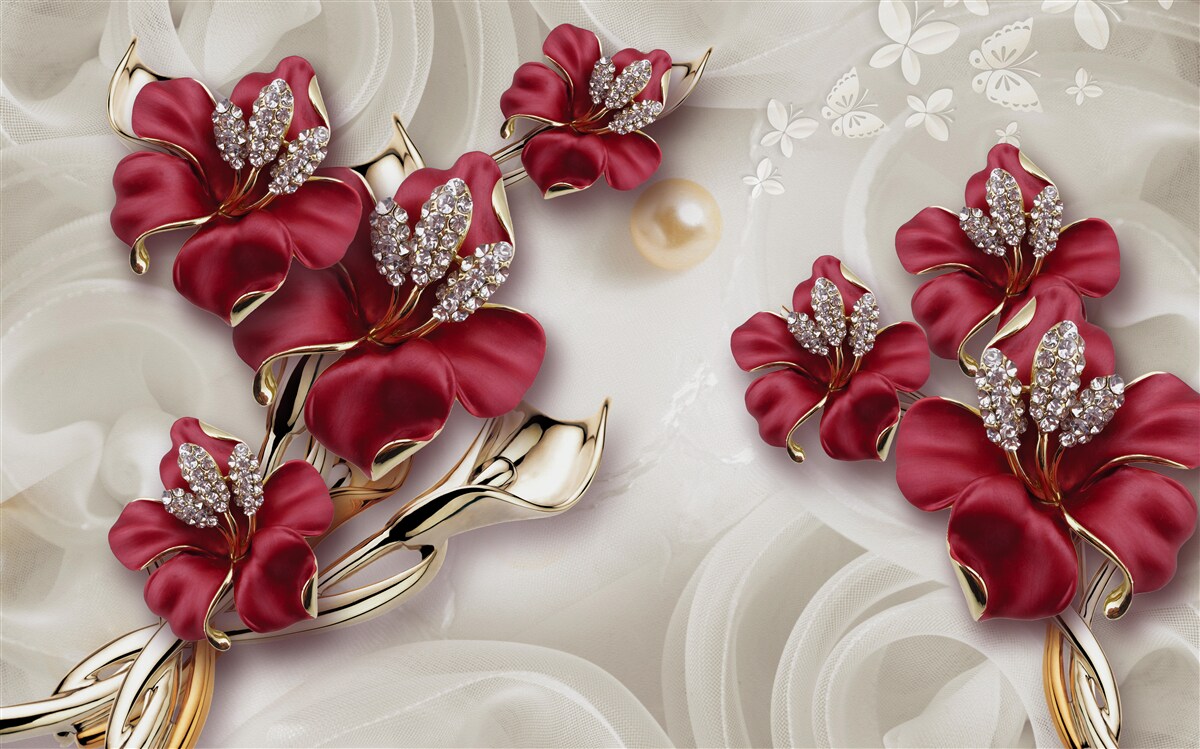 Fotobehang plantenpaar