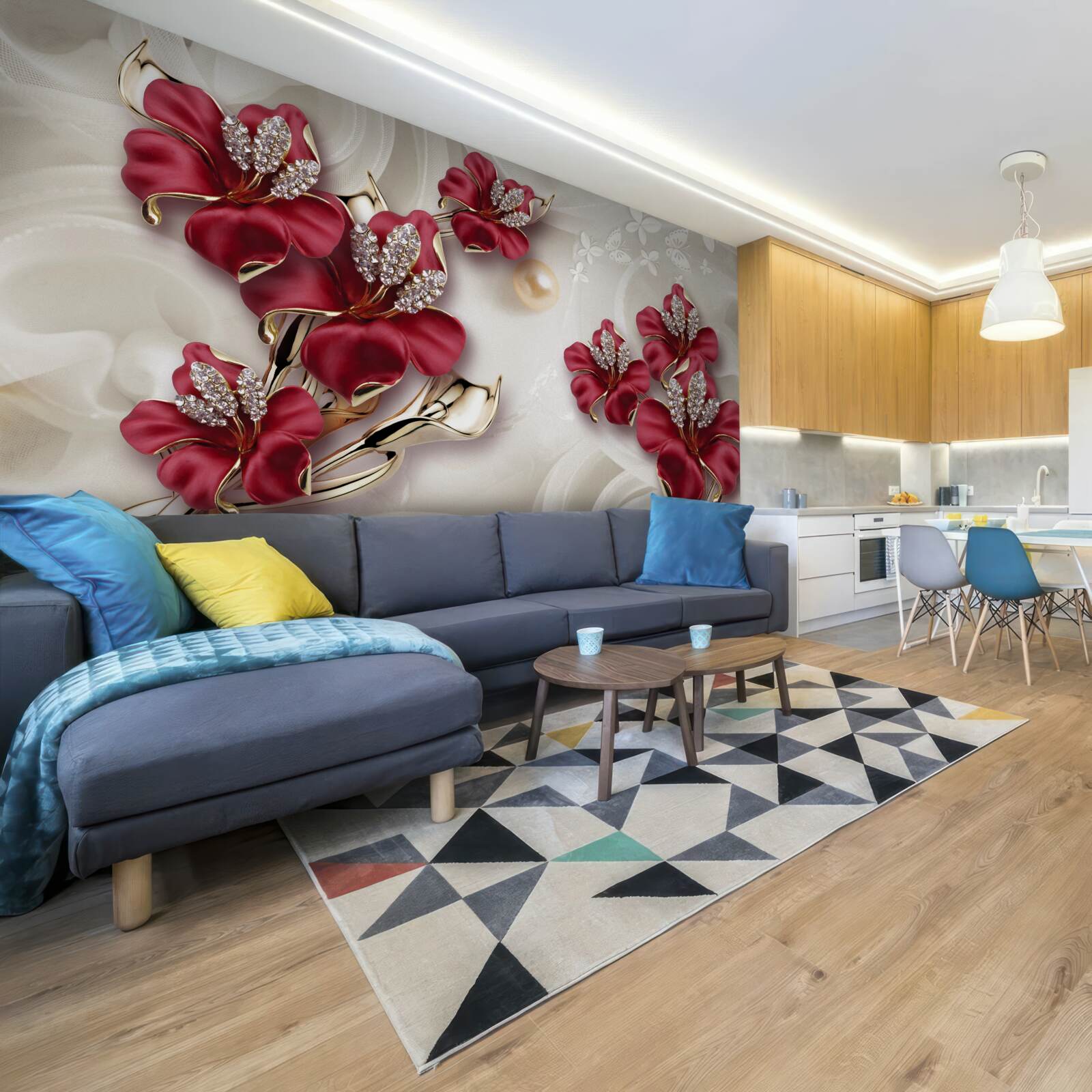 Fotobehang plantenpaar