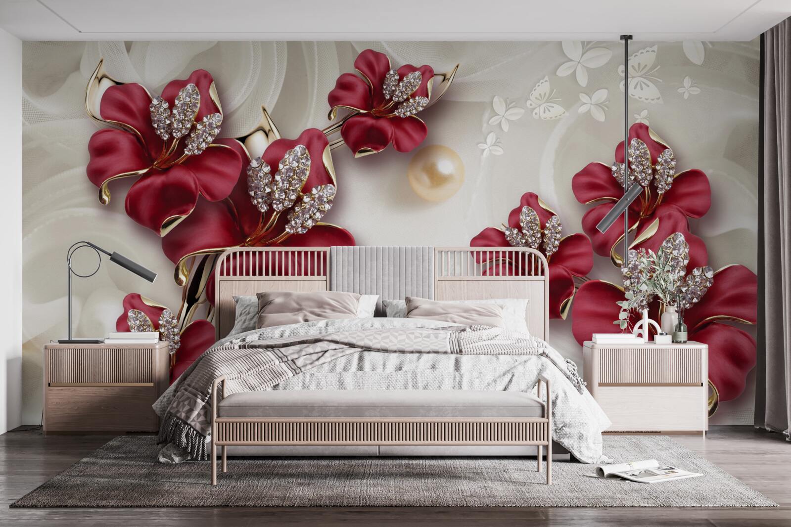 Fotobehang plantenpaar