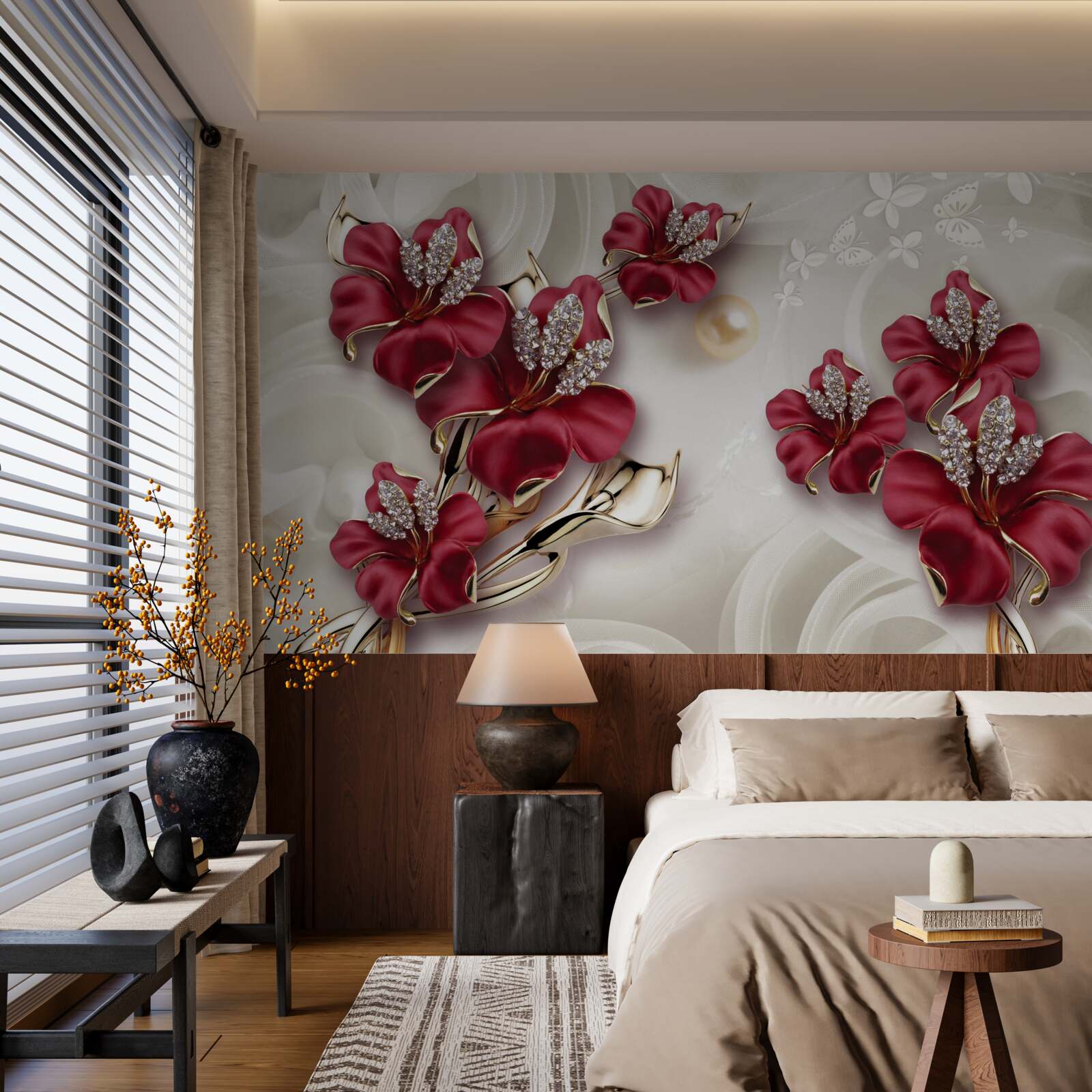 Fotobehang plantenpaar