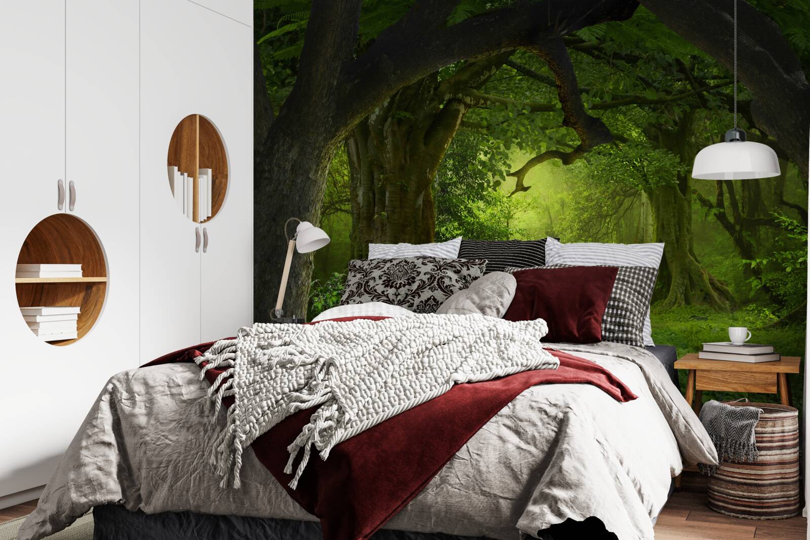 Fotobehang een bos vol magie