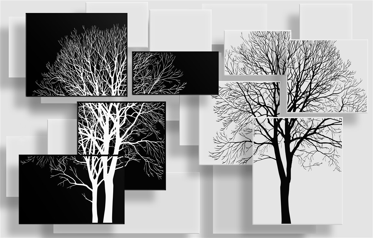 Fotobehang bomen van onze tijd