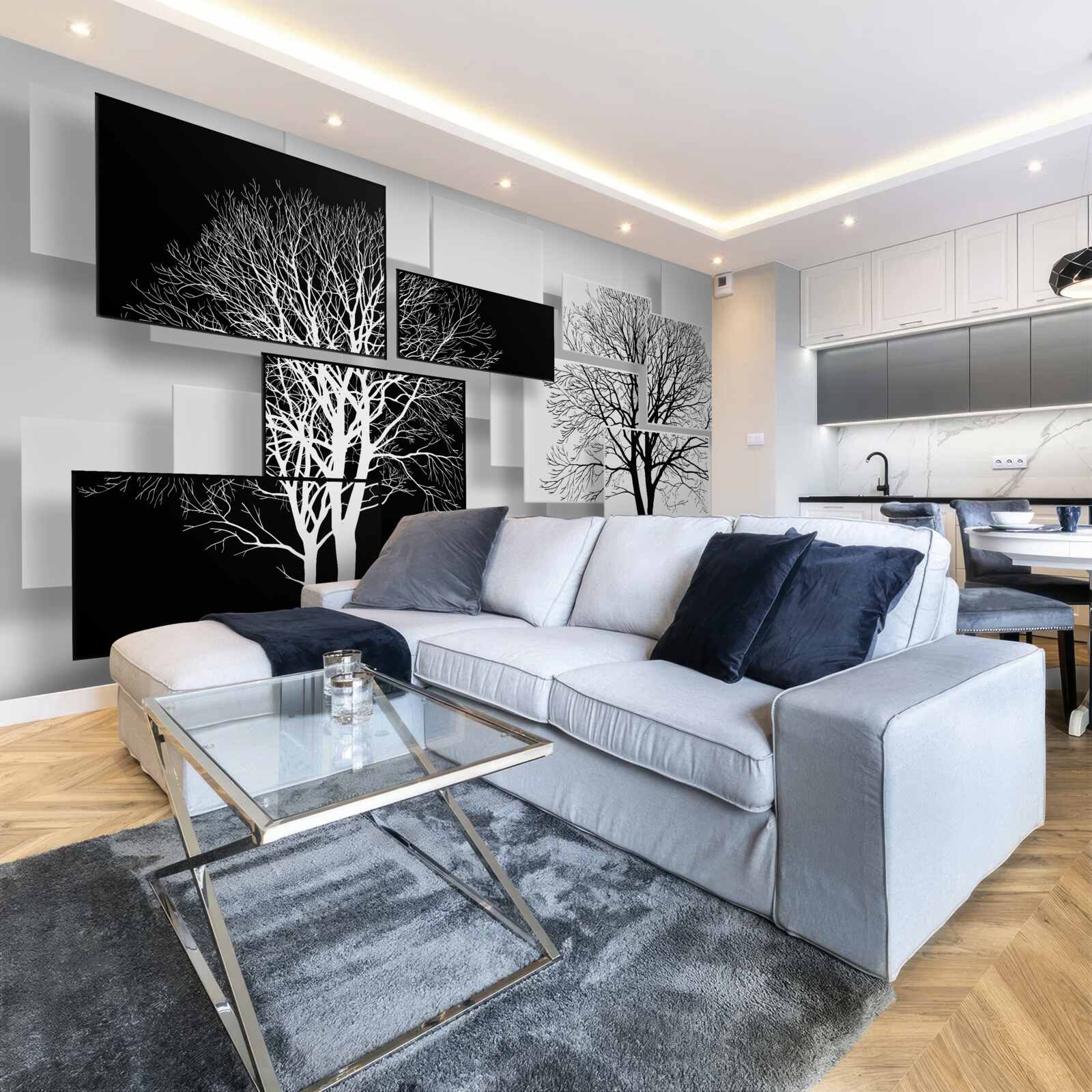 Fotobehang bomen van onze tijd