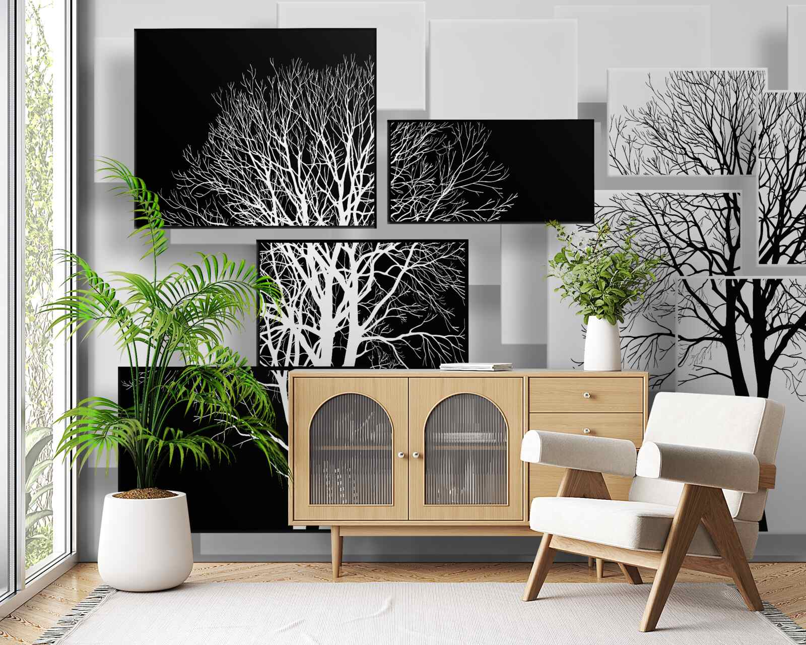 Fotobehang bomen van onze tijd