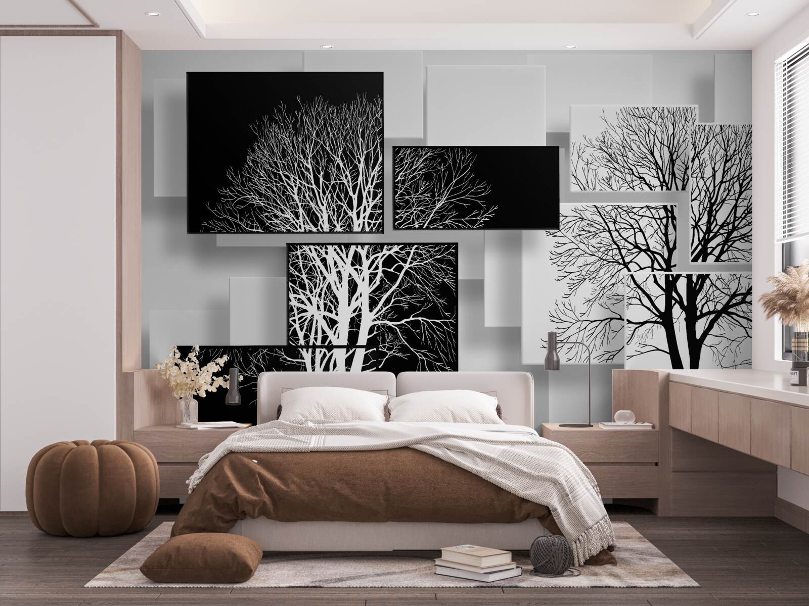 Fotobehang bomen van onze tijd