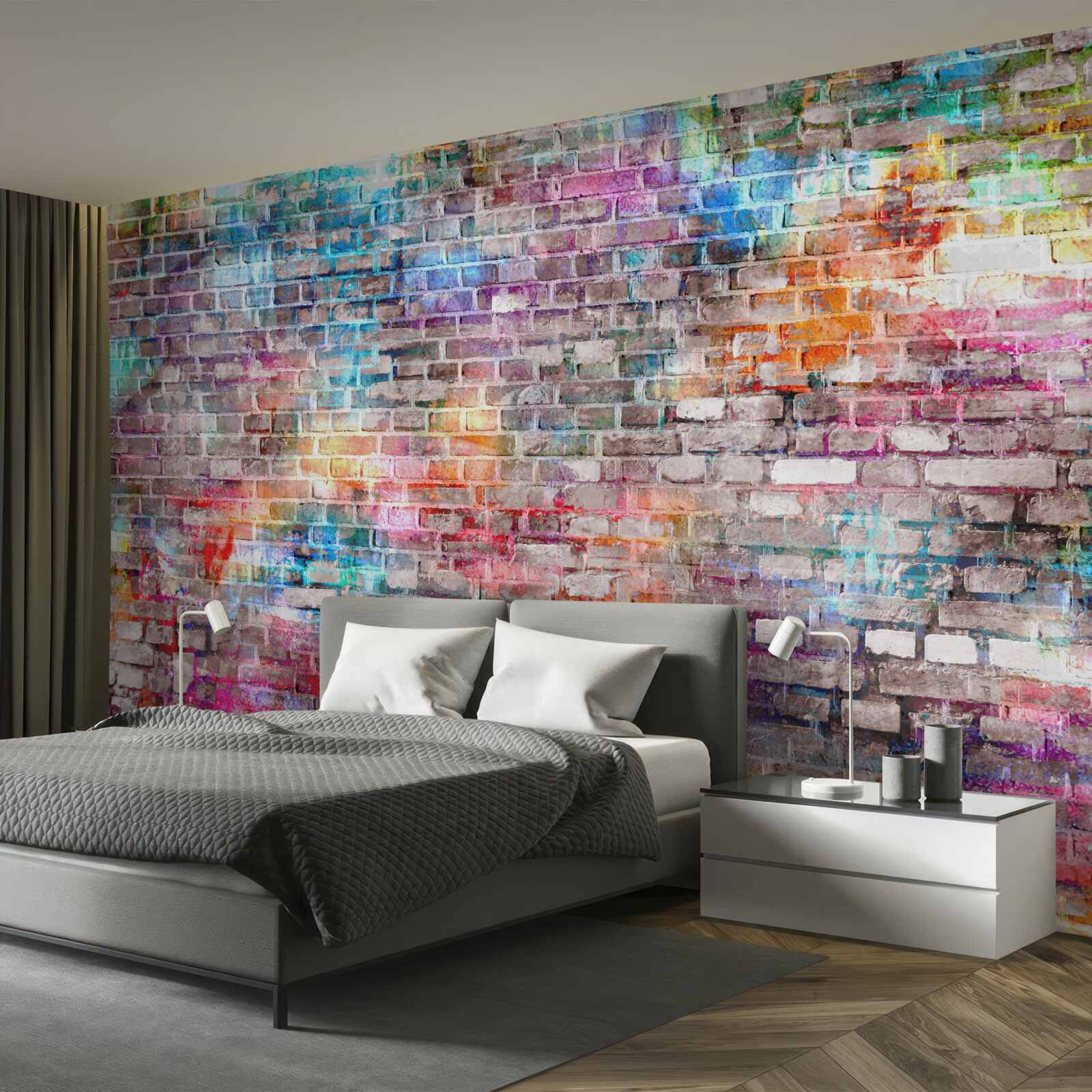 Fotobehang visueel rijke afbeelding van een muur in grunge-stijl, achtergrond