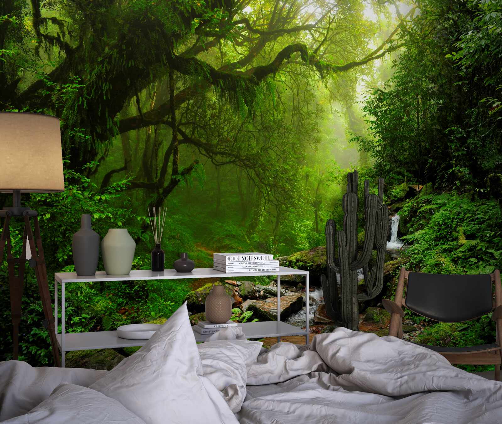 Fotobehang boswaterval