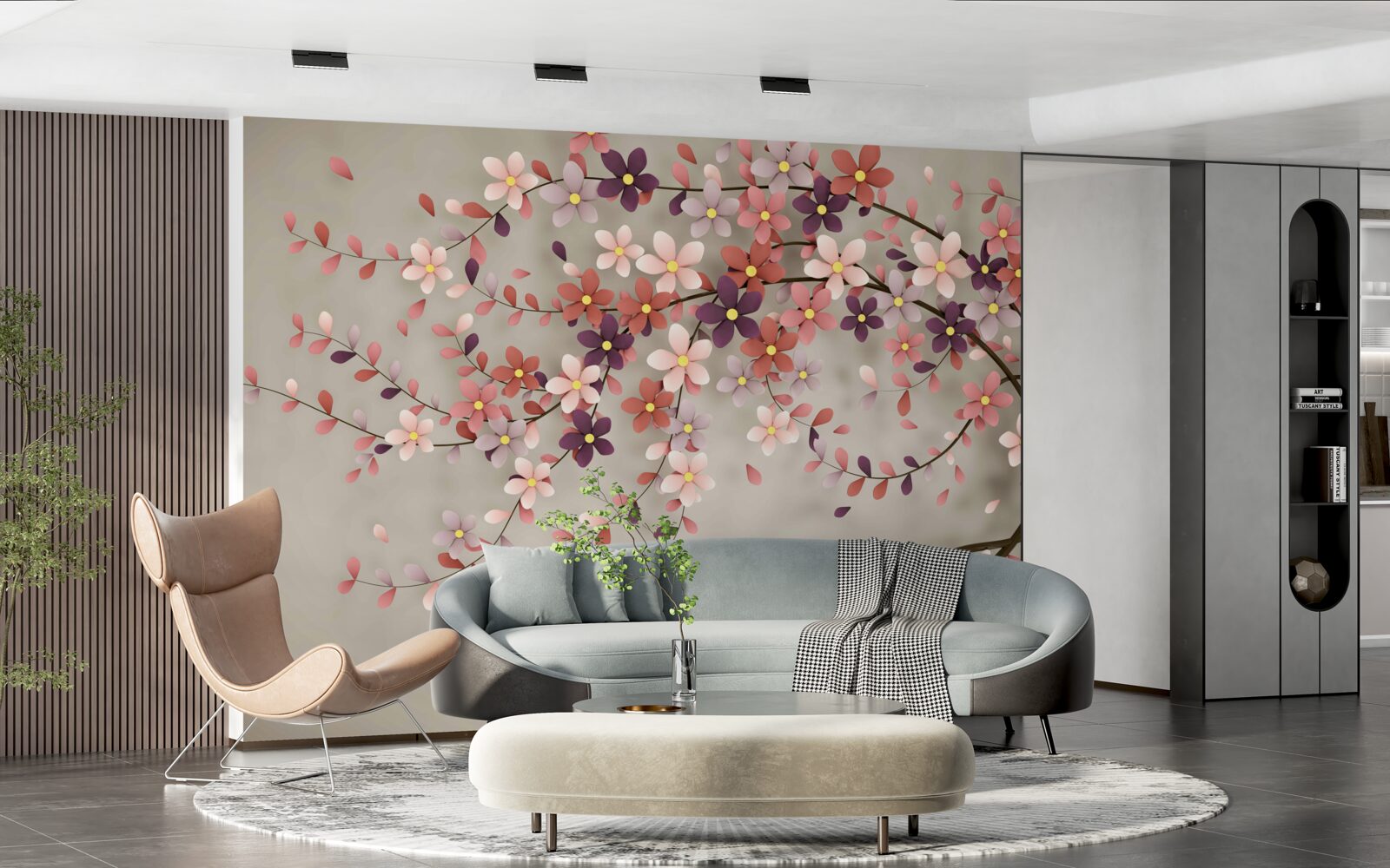 Fotobehang fascinerende boom