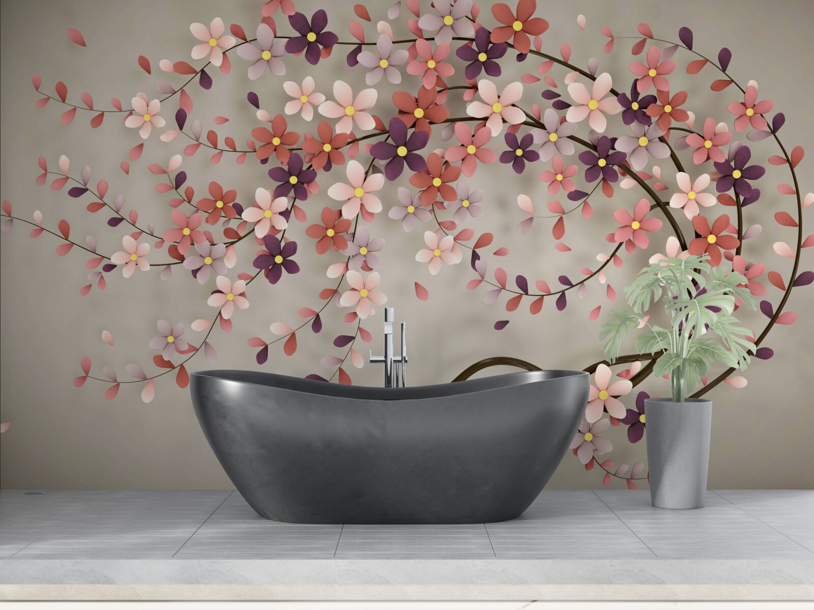 Fotobehang fascinerende boom