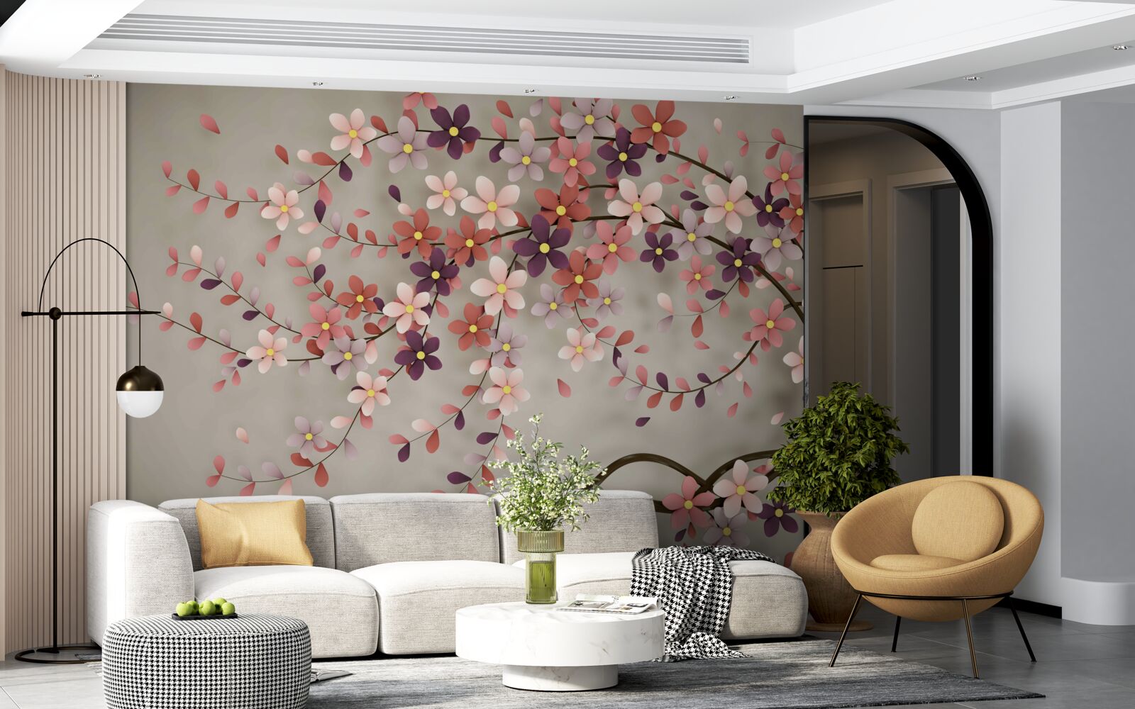 Fotobehang fascinerende boom