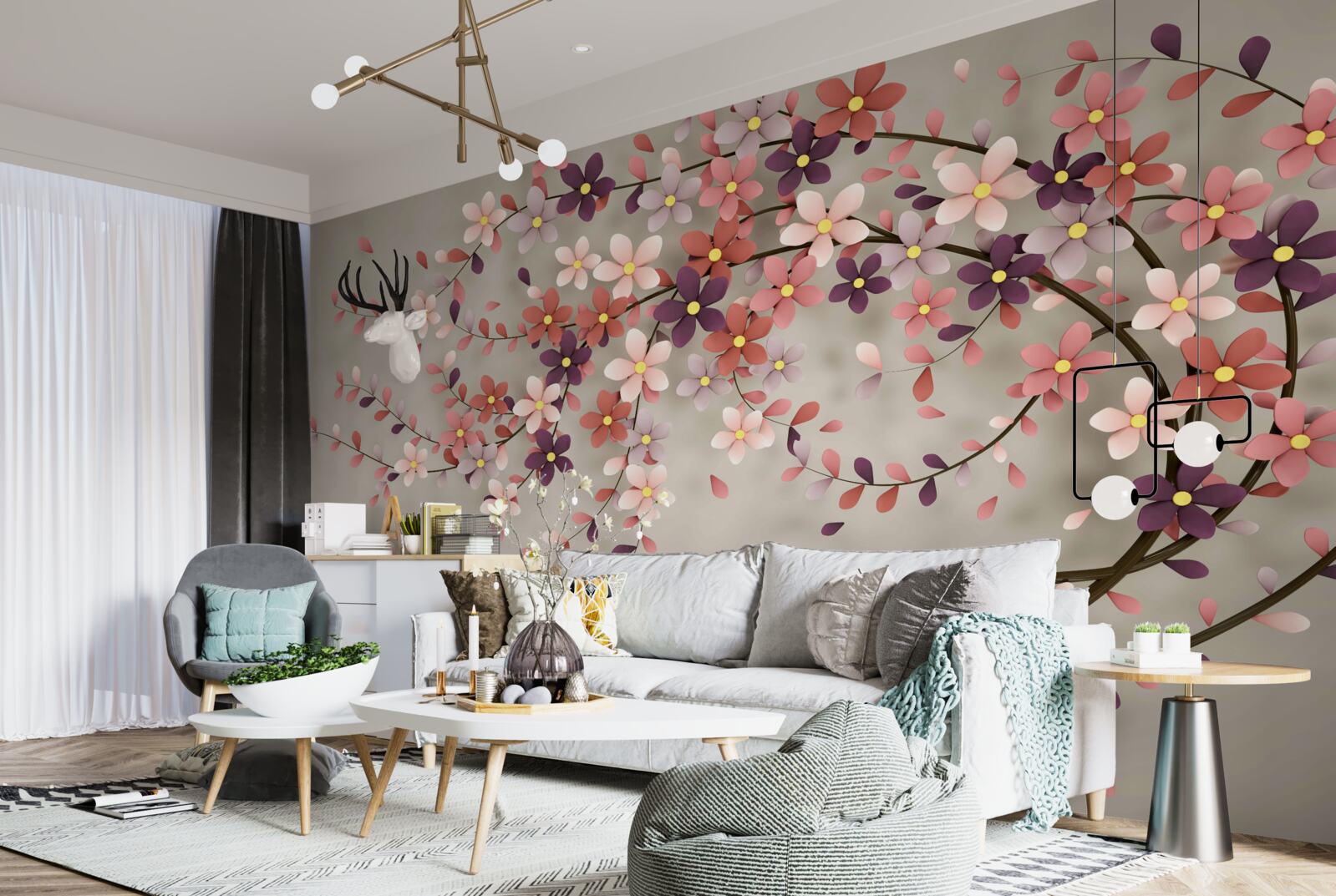 Fotobehang fascinerende boom