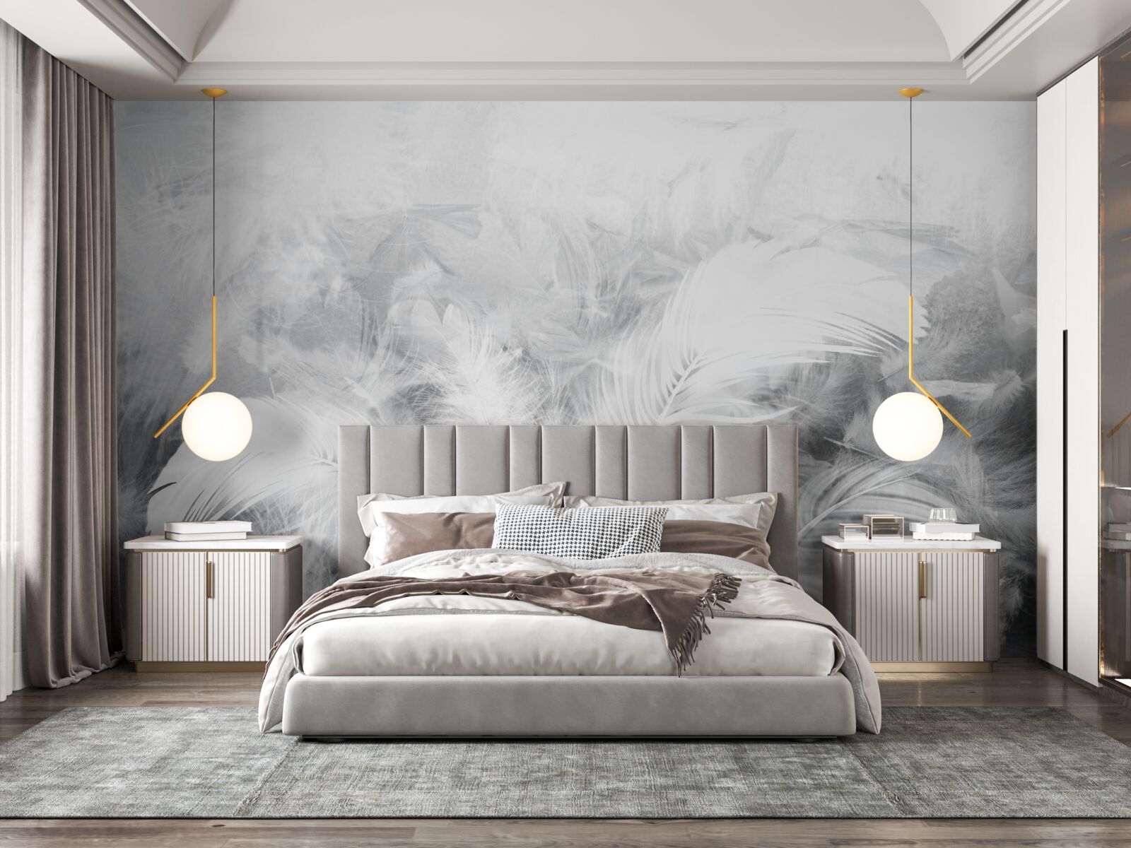 Fotobehang moderne joysticks voor vliegtuigen