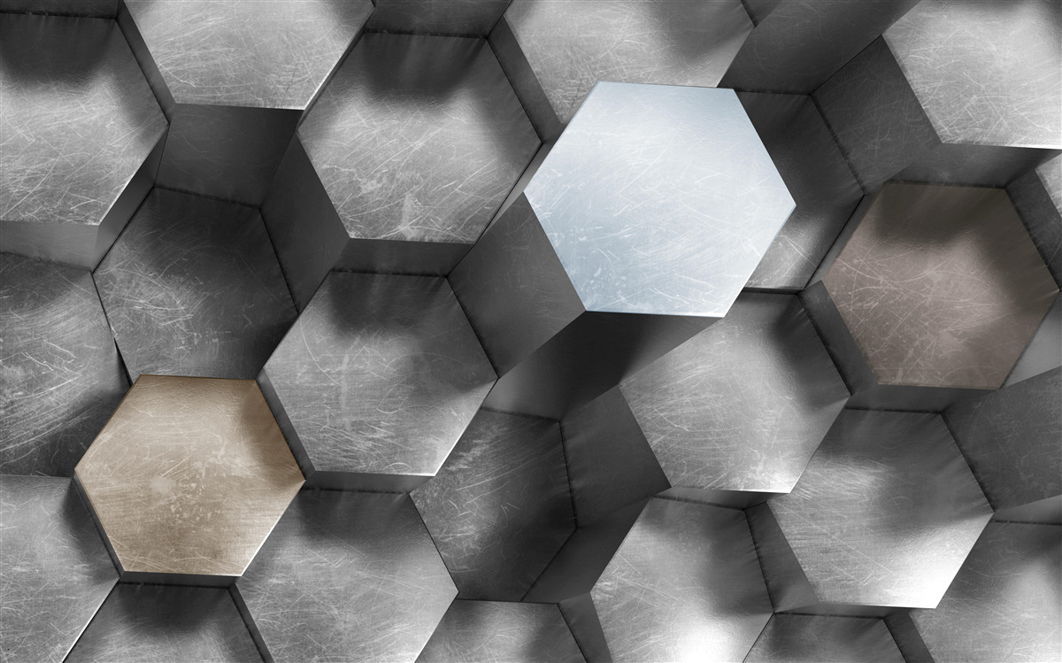 Fotobehang zeshoeken met een enorm volume