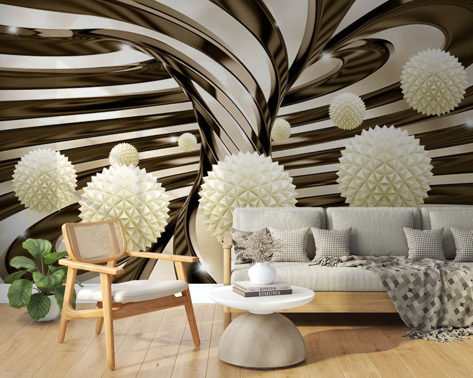 Fotobehang sferen in het universum