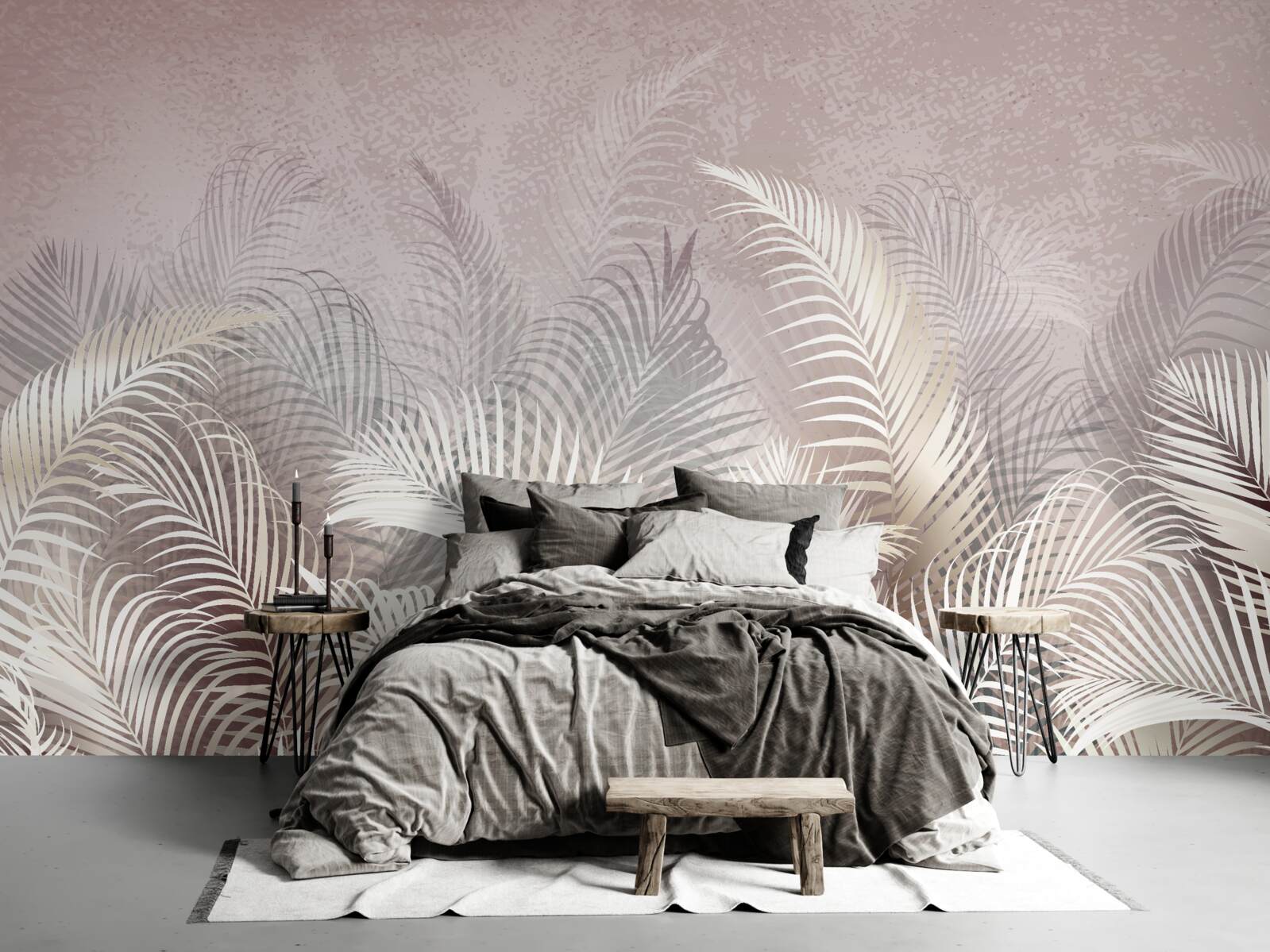 Fotobehang palmbladeren