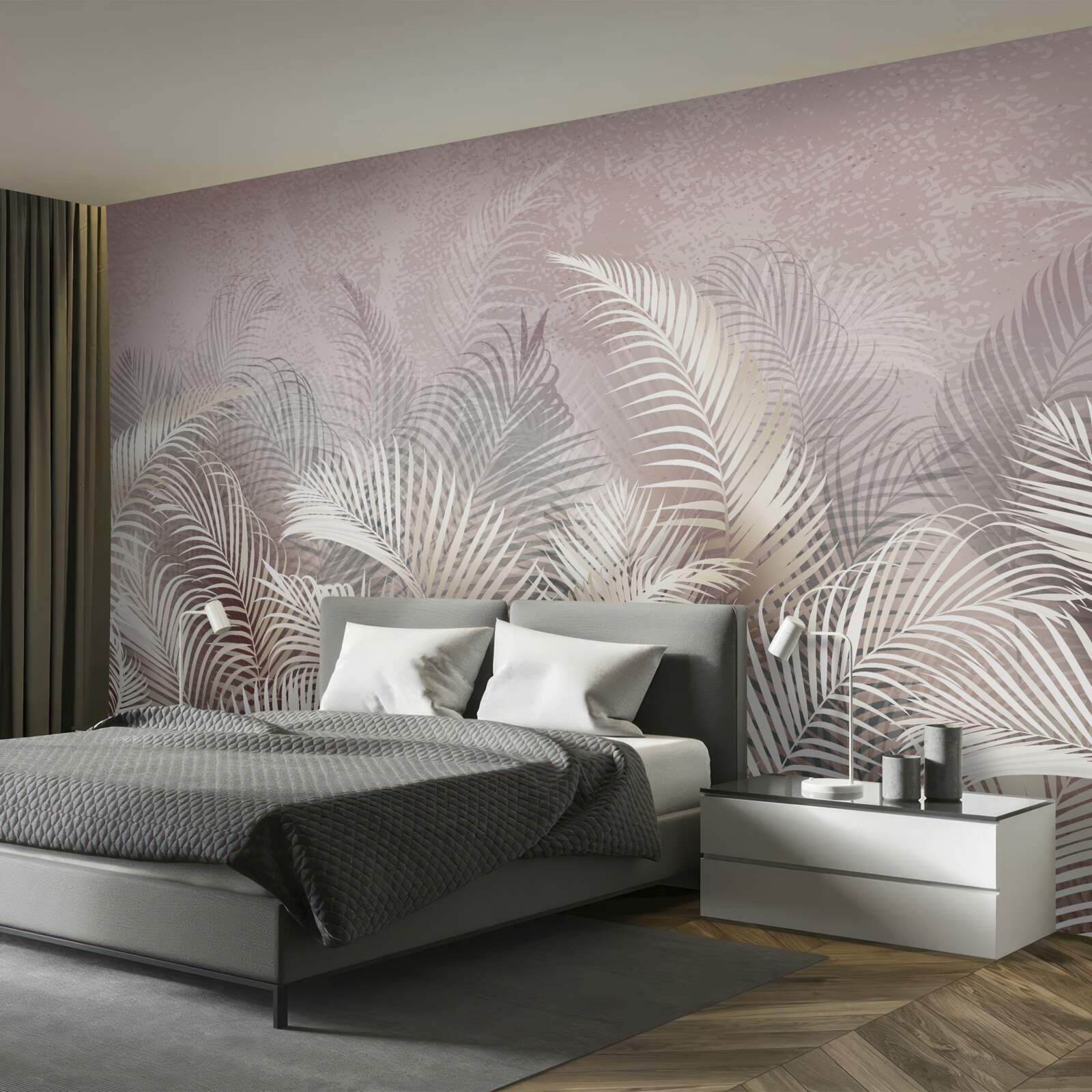 Fotobehang palmbladeren