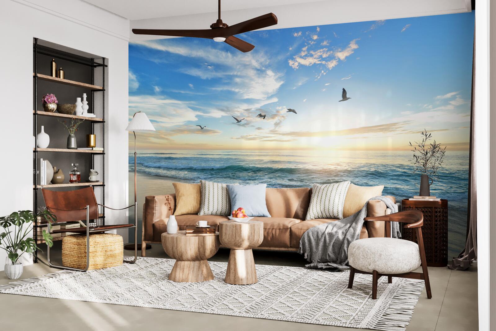 Fotobehang charmante maritieme ruimte