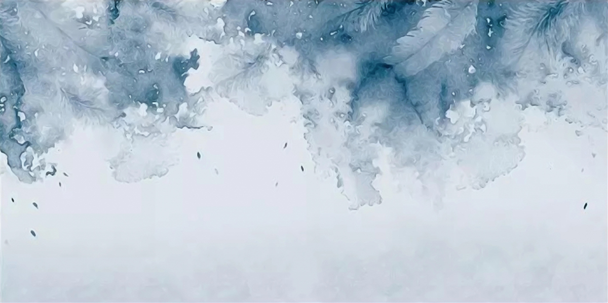 Fotobehang blauwe muur