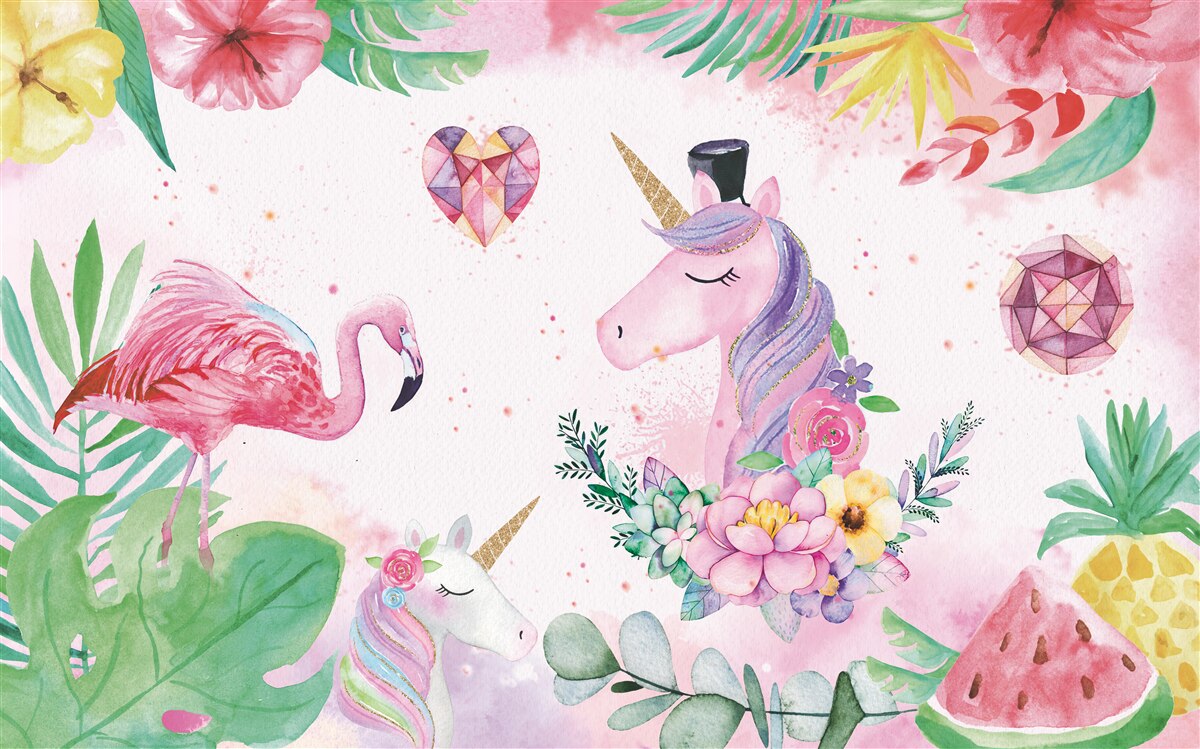 Fotobehang dromen in roze tinten