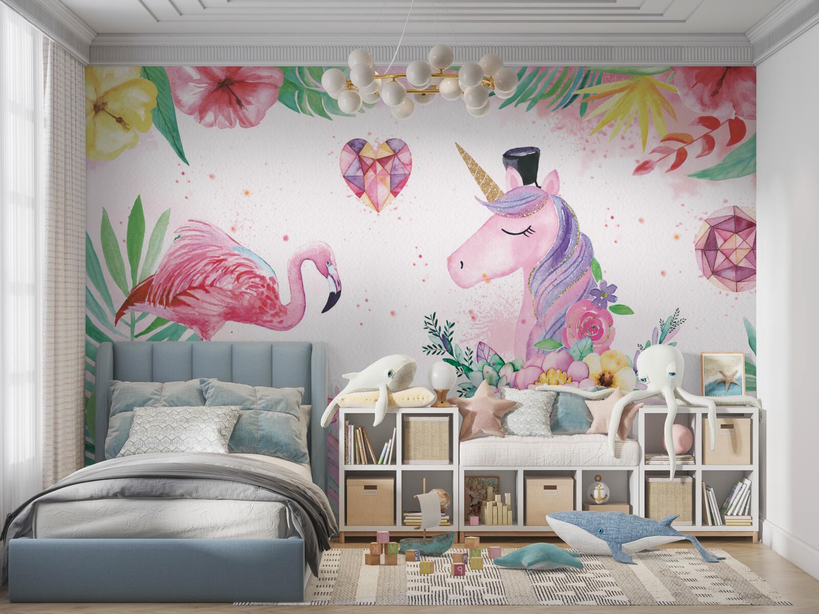 Fotobehang dromen in roze tinten