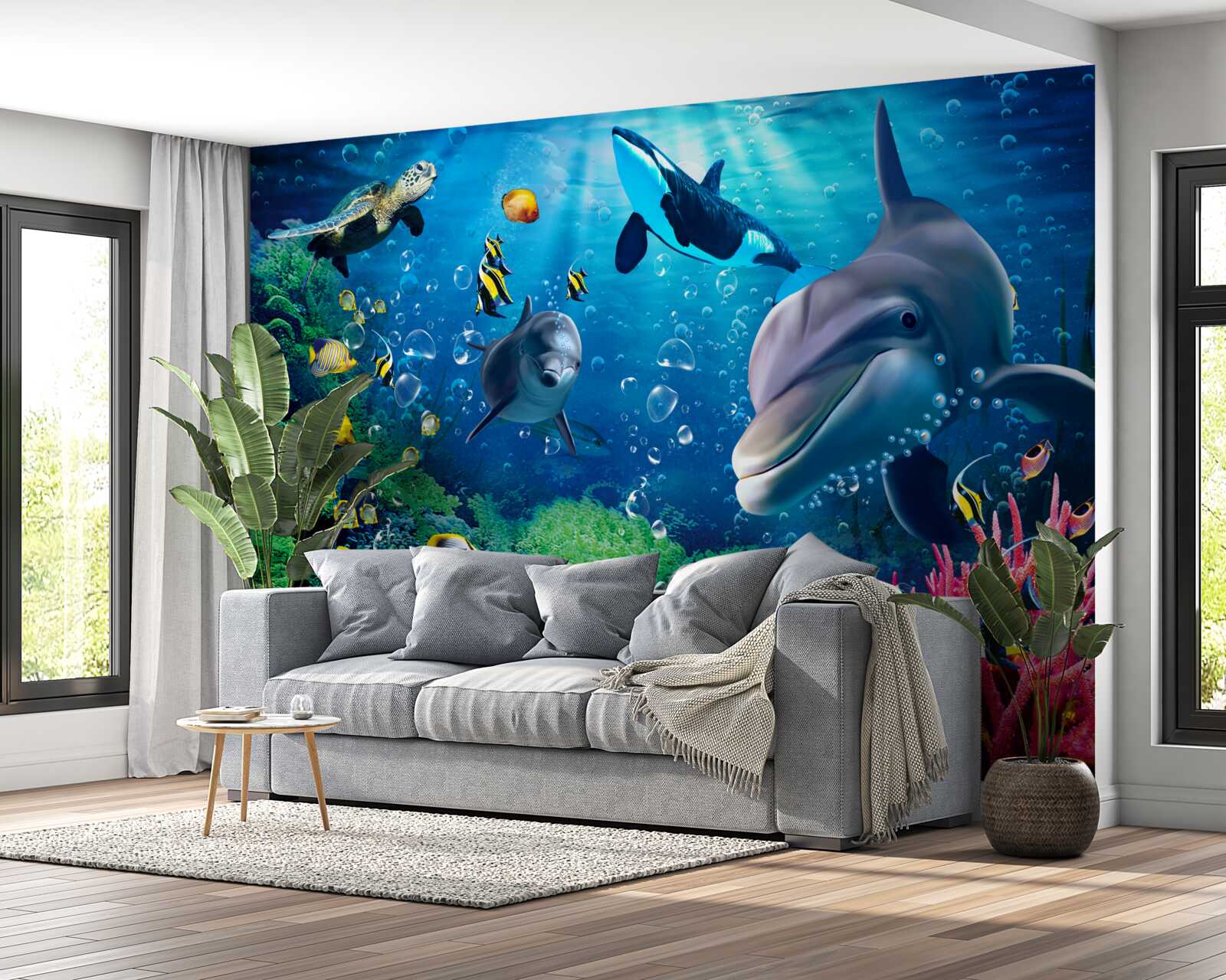 Fotobehang de prachtige diepten van het onderwater koninkrijk