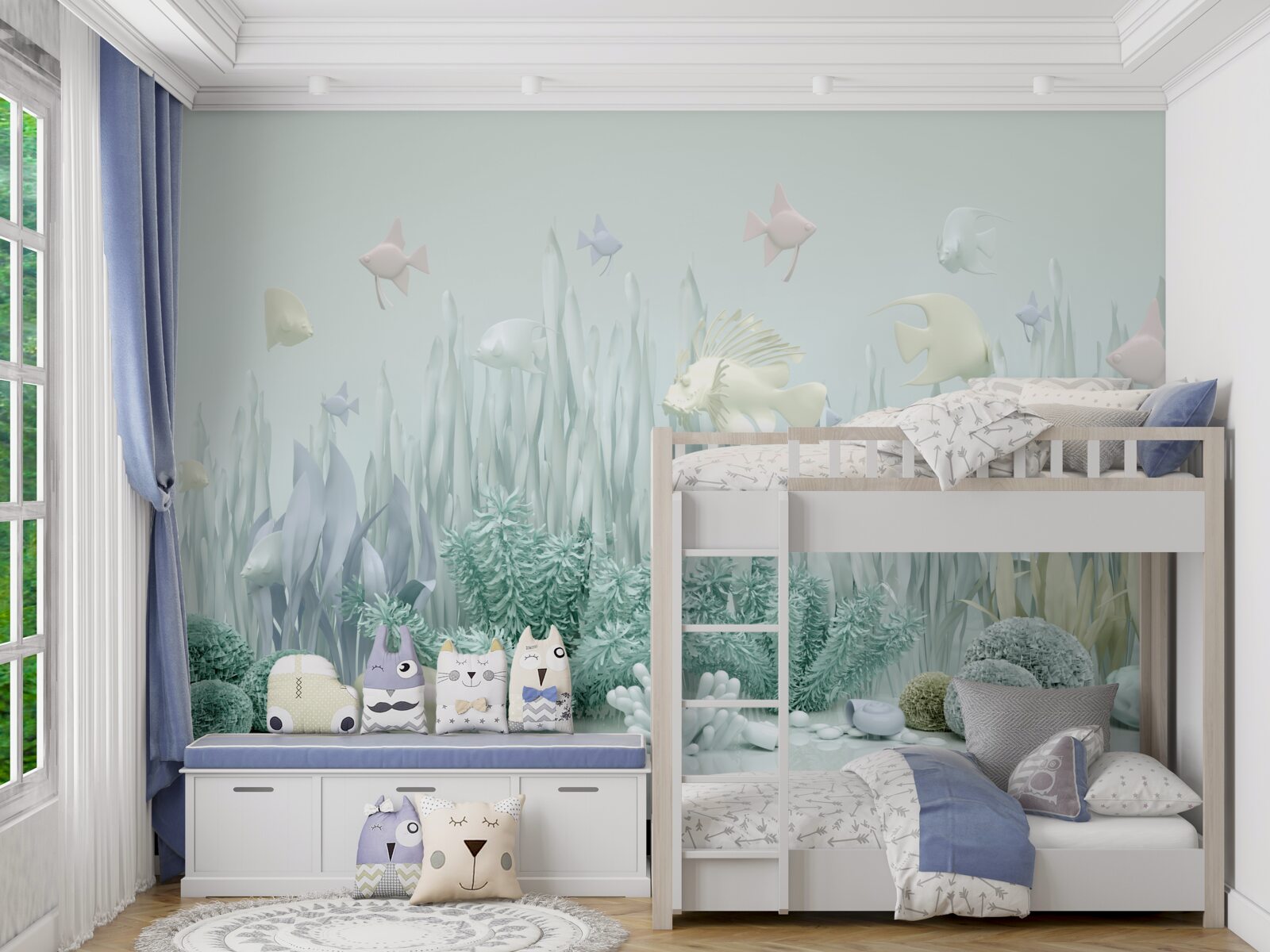 Fotobehang De wereld onder water