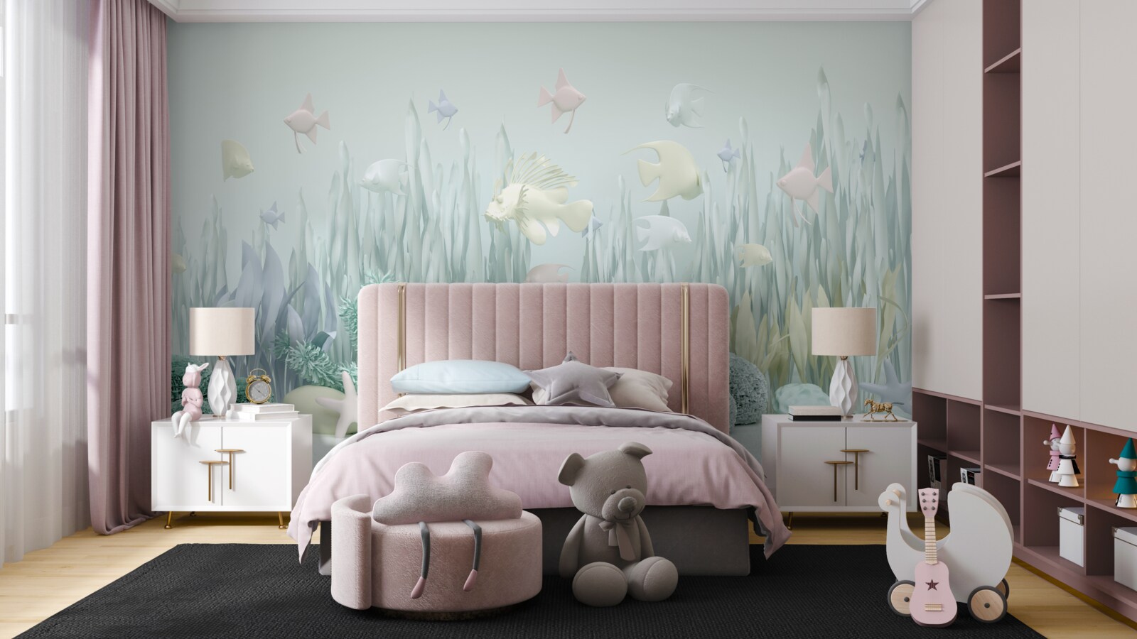 Fotobehang De wereld onder water