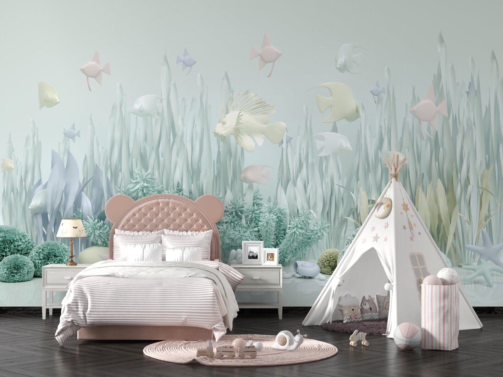 Fotobehang De wereld onder water