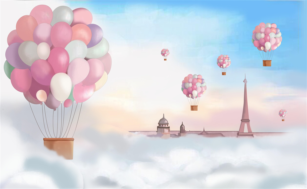 Fotobehang rozen en gang